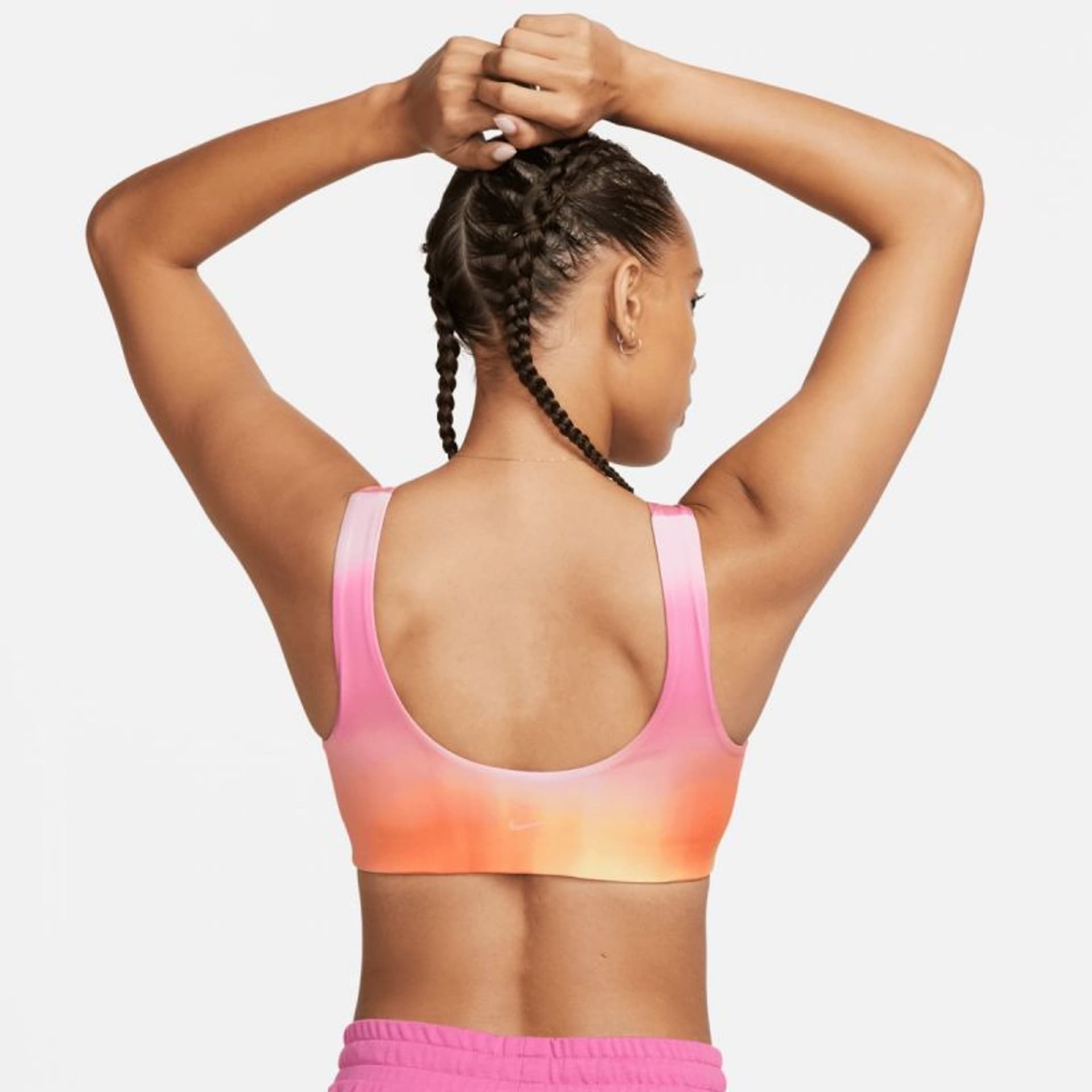 

Stanik sportowy Nike Alate All U W DV9943 (kolor Pomarańczowy. Różowy, rozmiar XS)