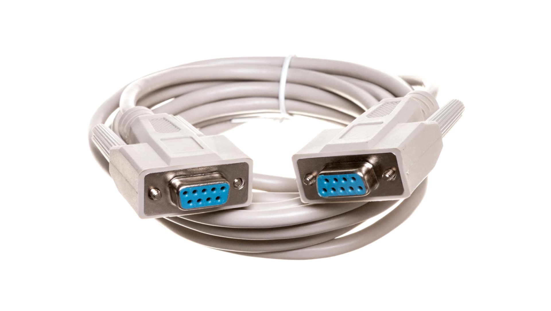 

Kabel połączeniowy RS232 1:1 Typ DSUB9/DSUB9, Ż/Ż beżowy 3m AK-610106-030-E