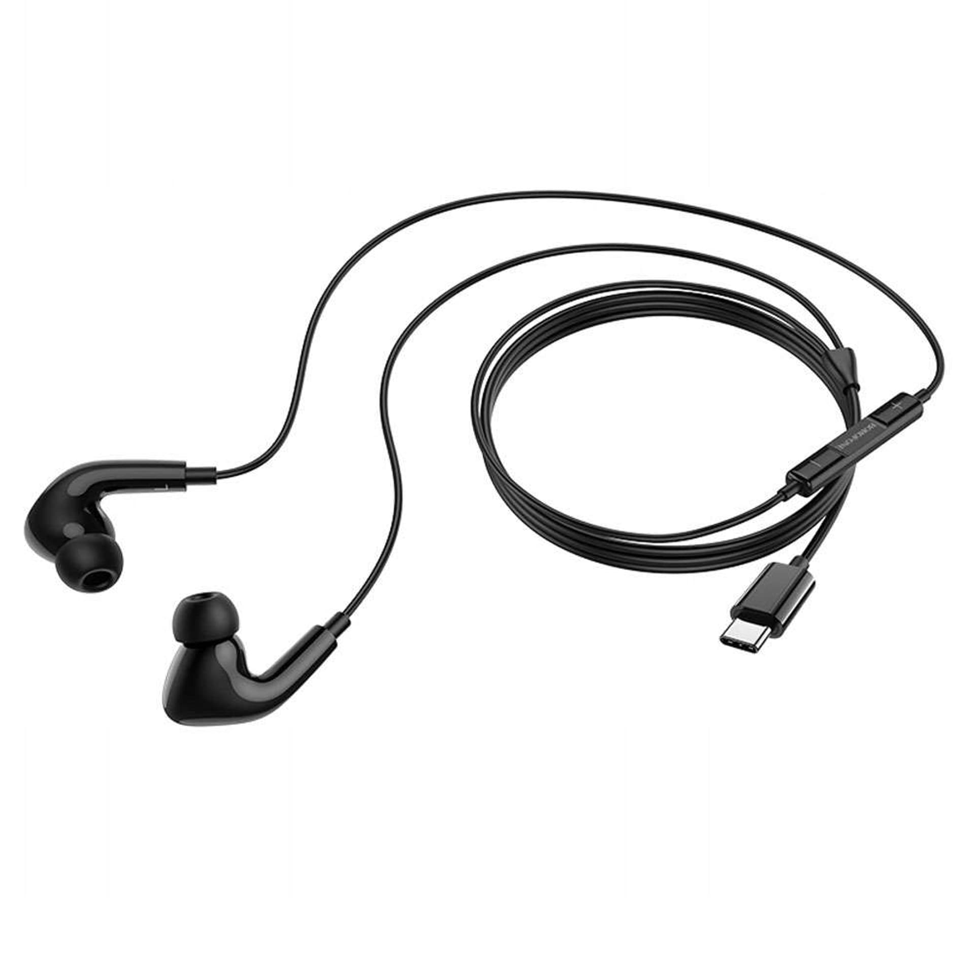 

Słuchawki przewodowe do telefonu Zestaw słuchawkowy z mikrofonem USB-C typ C Pro Series Czarne