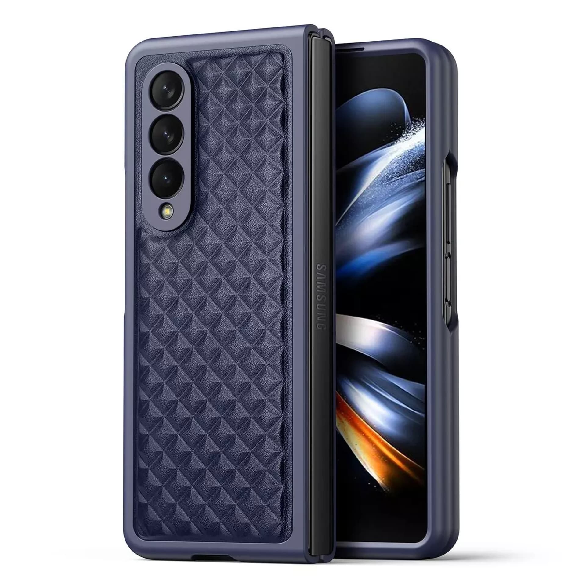 

Dux Ducis Venice etui Samsung Galaxy Z Fold 4 skórzany pokrowiec niebieskie