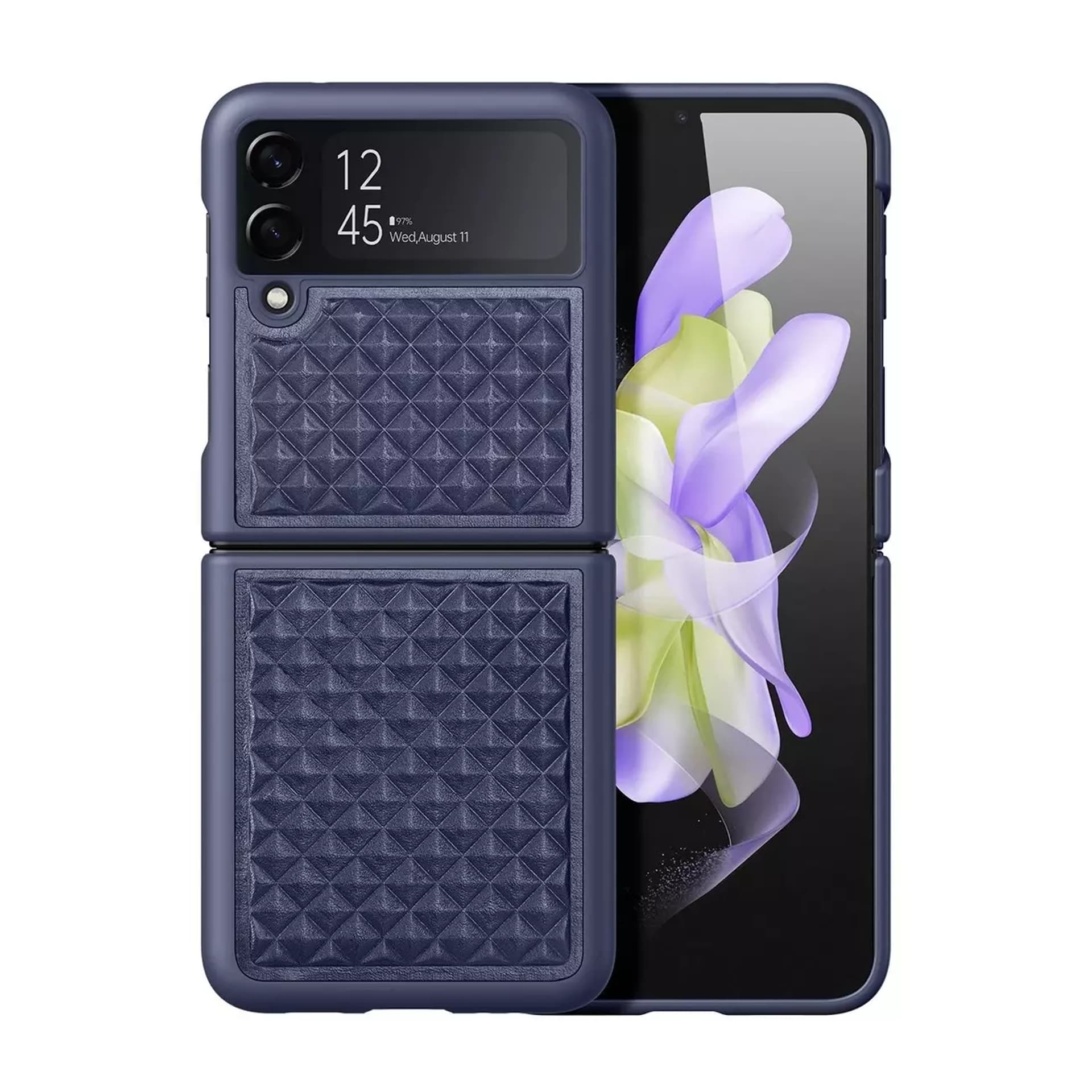 

Dux Ducis Venice etui Samsung Galaxy Z Flip 4 skórzany pokrowiec niebieskie