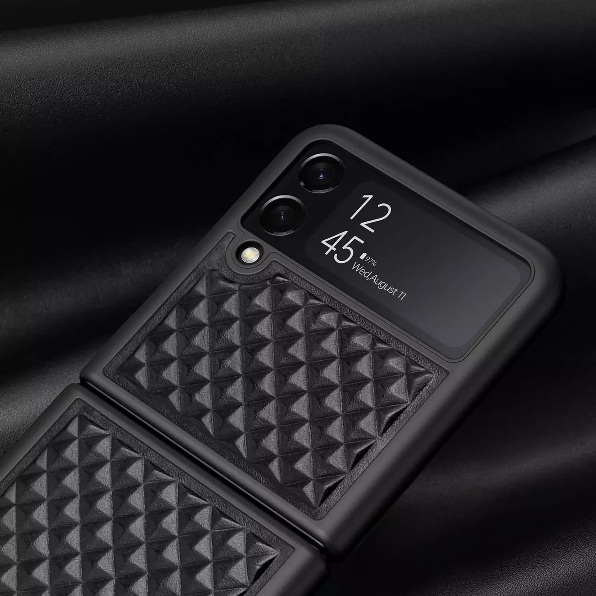 

Dux Ducis Venice etui Samsung Galaxy Z Flip 4 skórzany pokrowiec czarne