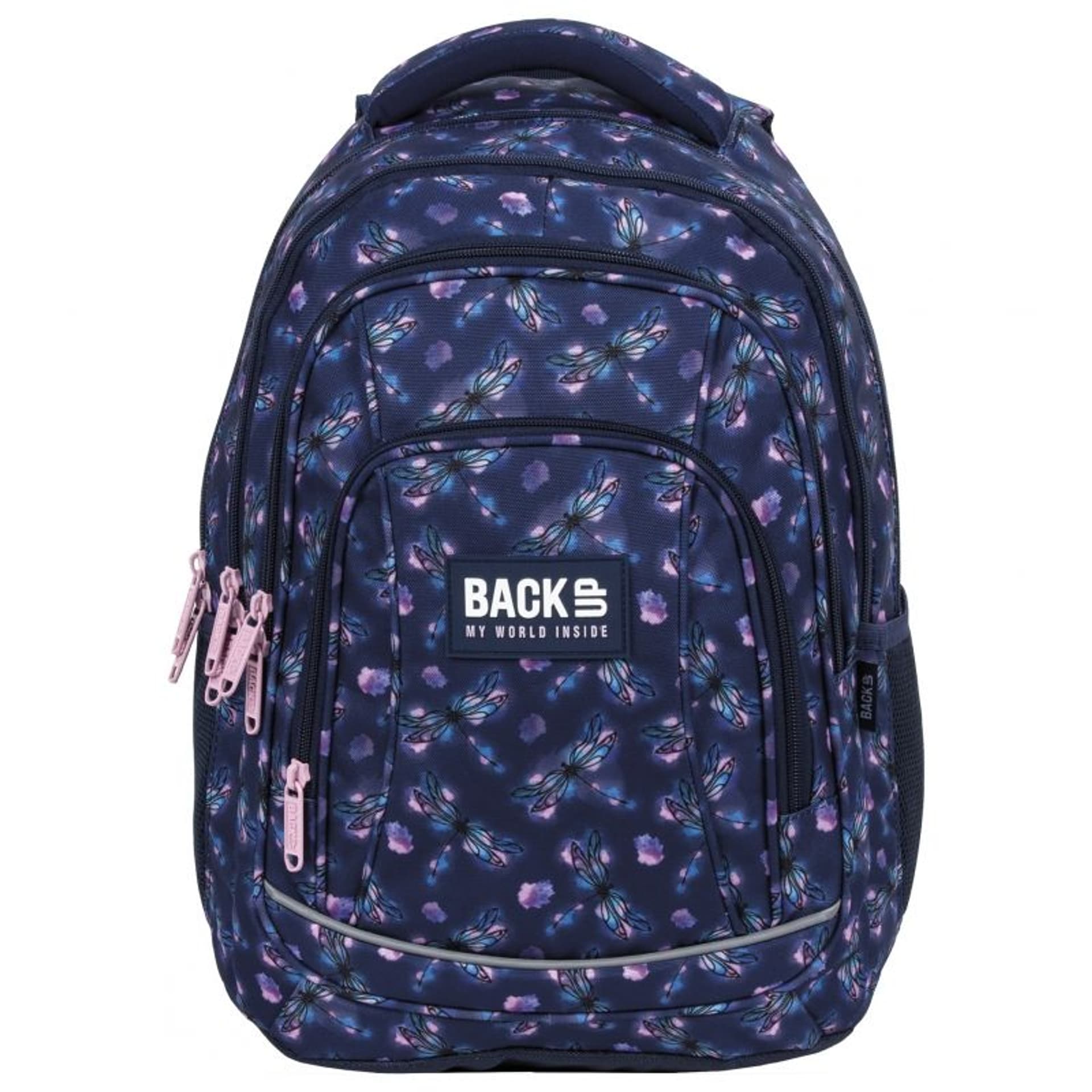 

Plecak szkolny Ważki 3 komory ergonomiczne plecy BackUp