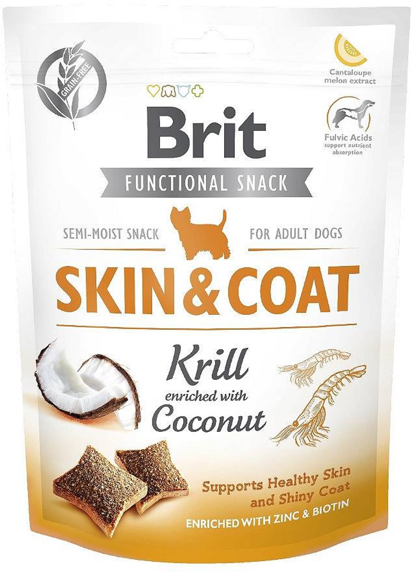 

BRIT CARE Dog Functional Snack Skin&Coat 150g