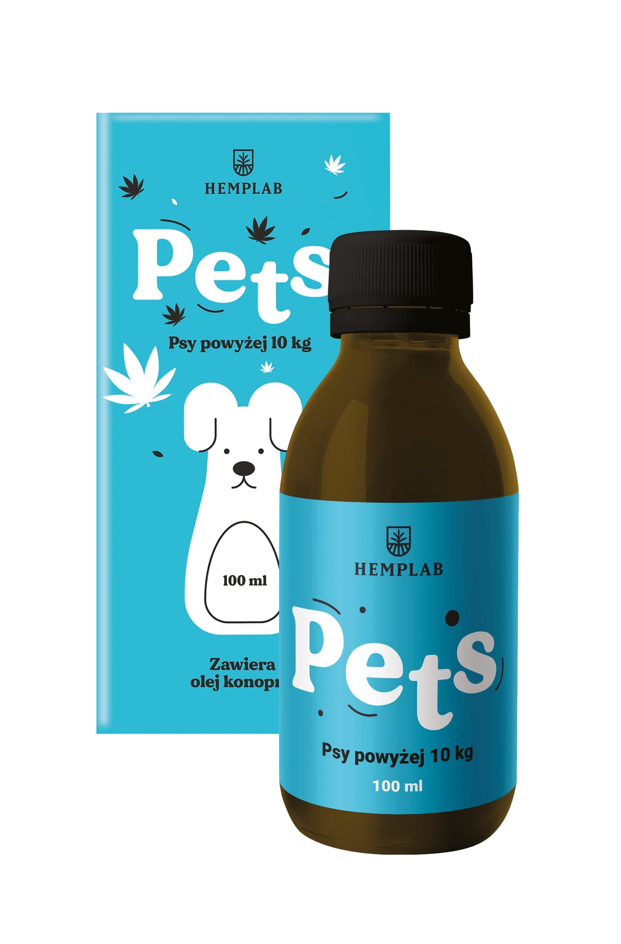 

HEMPLAB PETS Olej dla psów i kotów powyżej 10kg 100ml