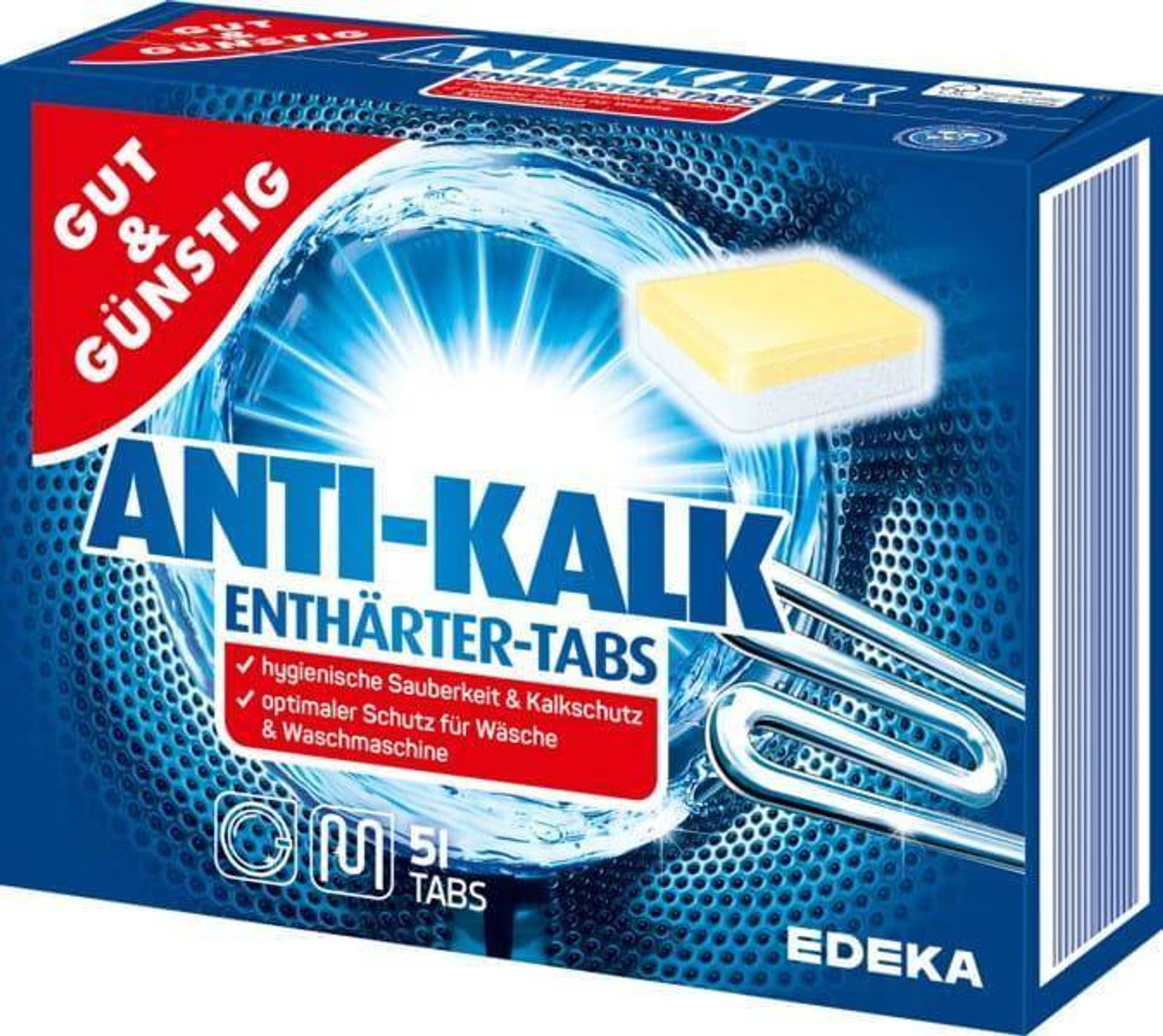 

G&G Anti-Kalk Tabs Odkamieniacz do Pralek 51 szt.