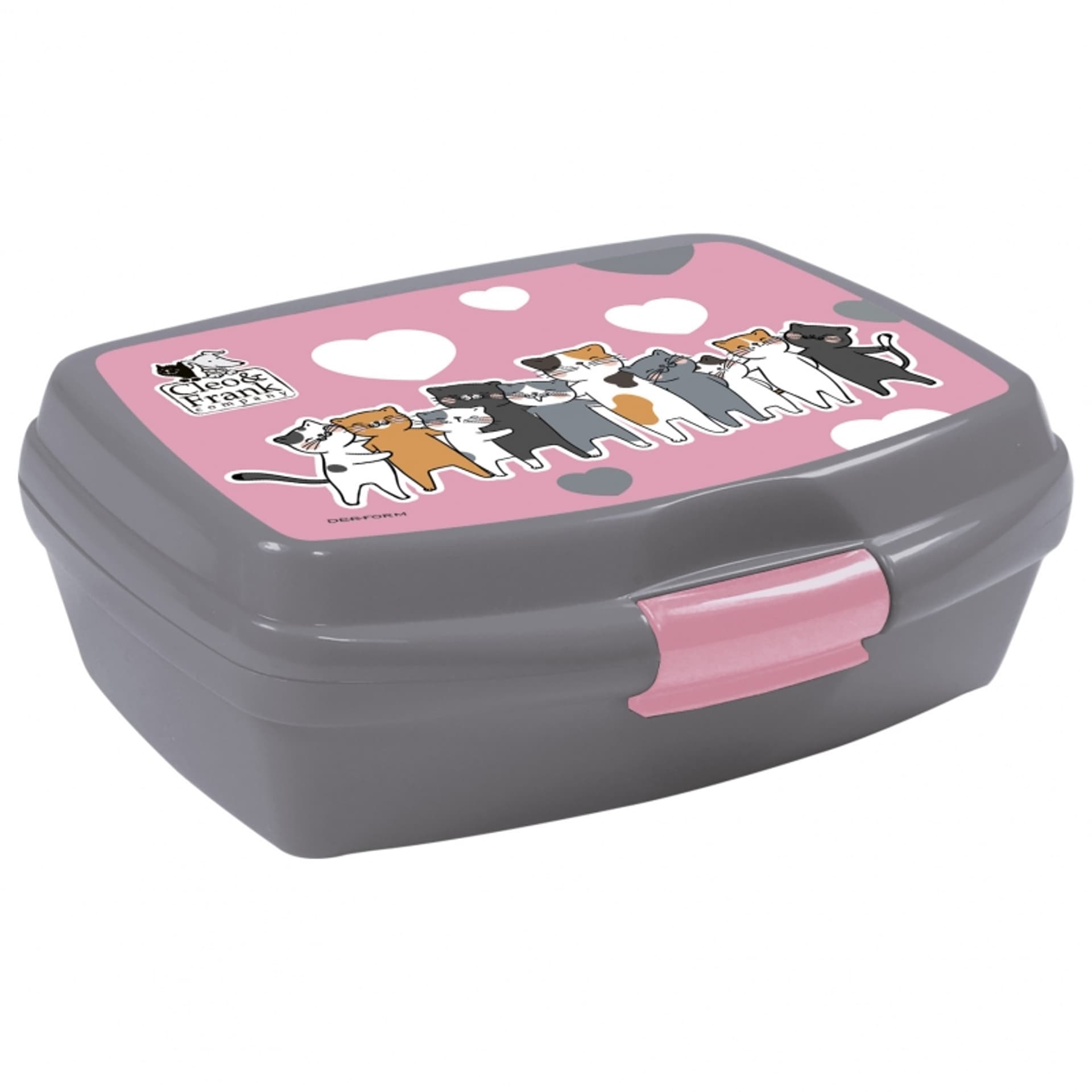 

Śniadaniówka pojemnik na śniadanie Lunchbox Cleo&Frank kotki