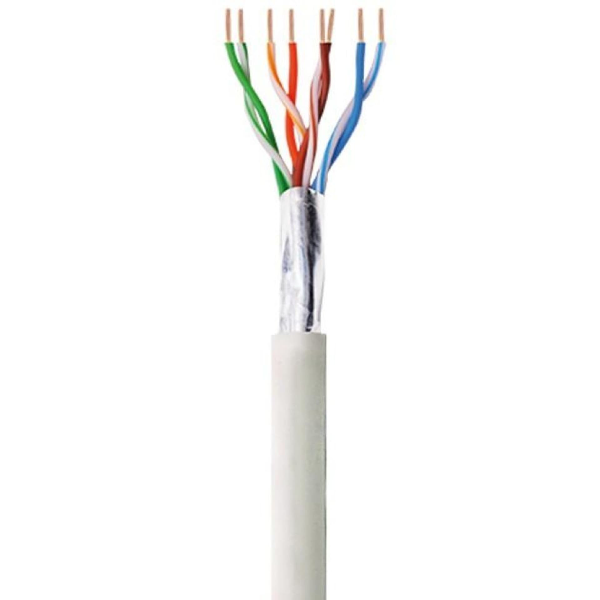 

TECHLY KABEL SKRĘTKA KAT 6 F/UTP LINKA 100M SZARA 100% MIEDZI 025657