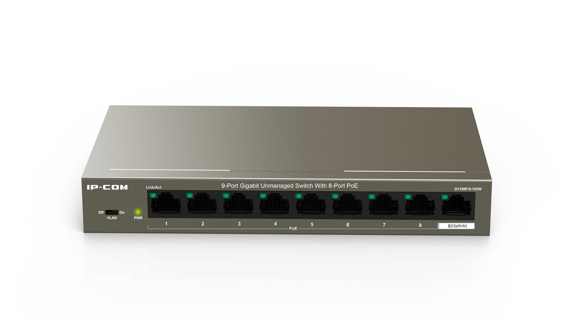 

IP-COM PRZEŁĄCZNIK SWITCH G1109P-8-102W