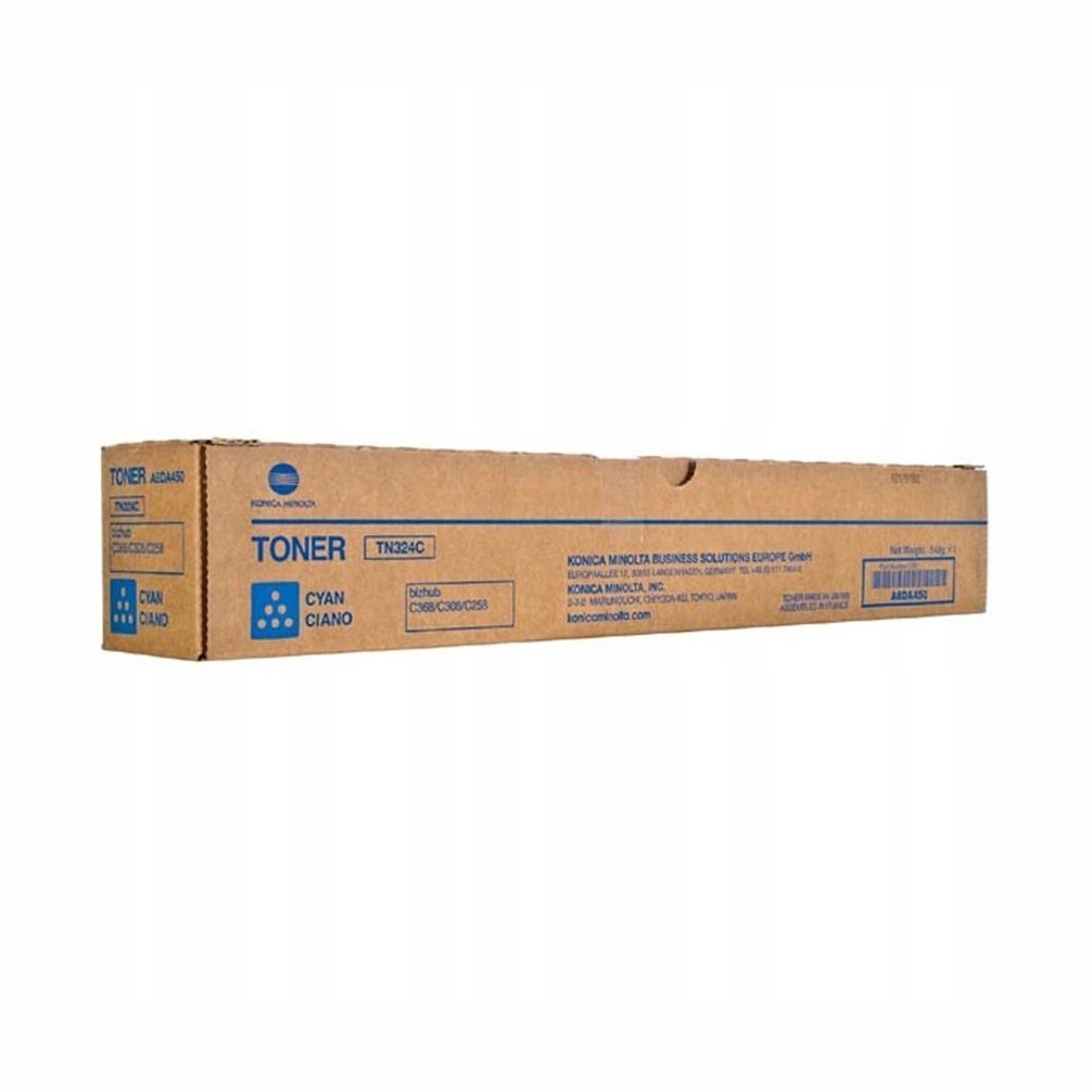 

Konica Minolta Toner TN-324 A8DA45H Cyan 13000