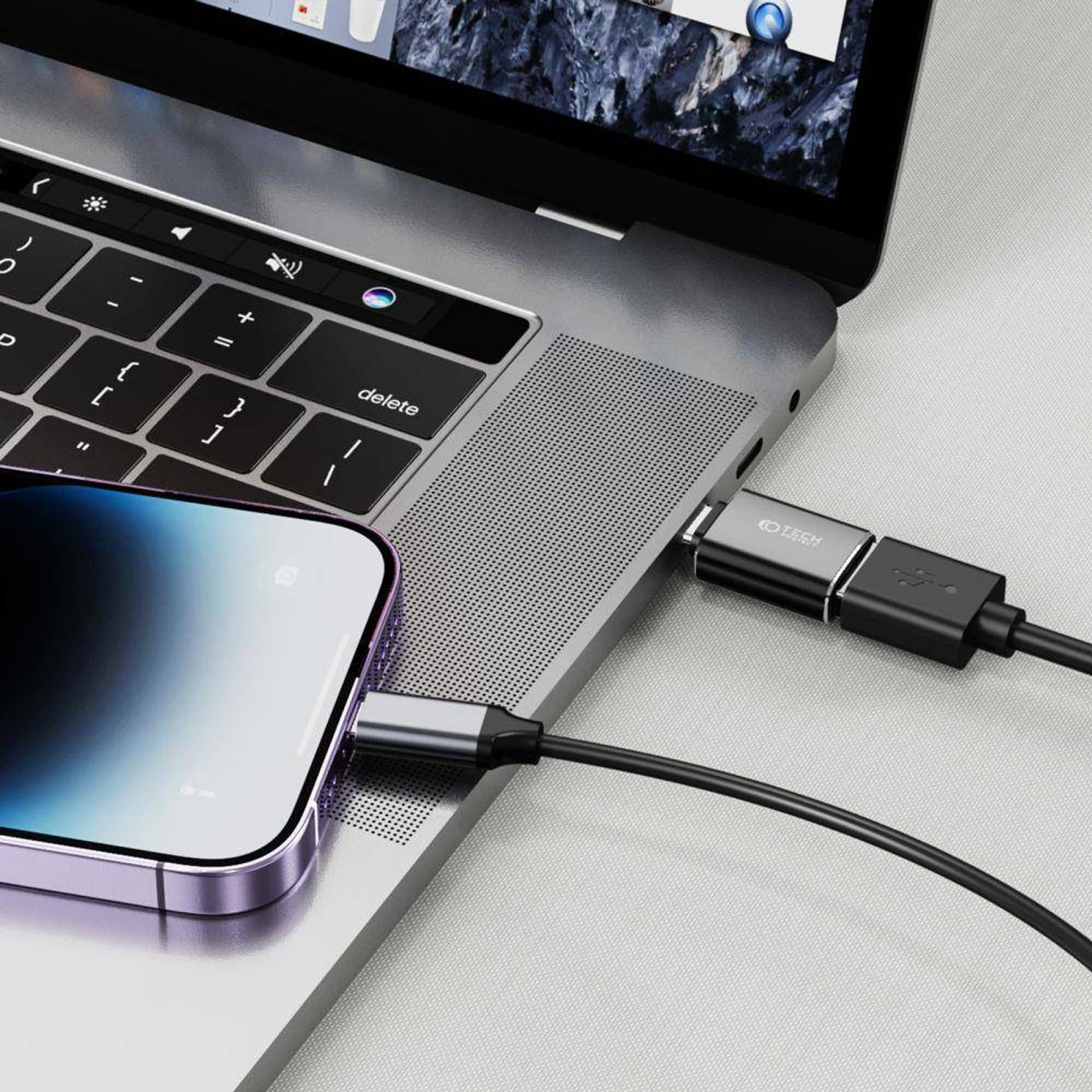 

Adapter USB-C do USB OTG Tech-Protect Ultraboost czarny