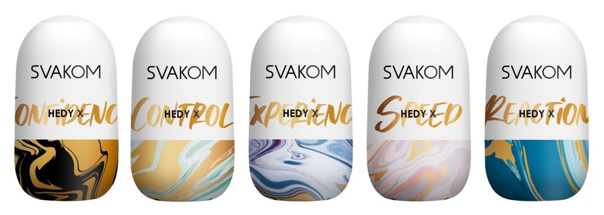 

Svakom Hedy X zestaw 5 masturbatorów mix