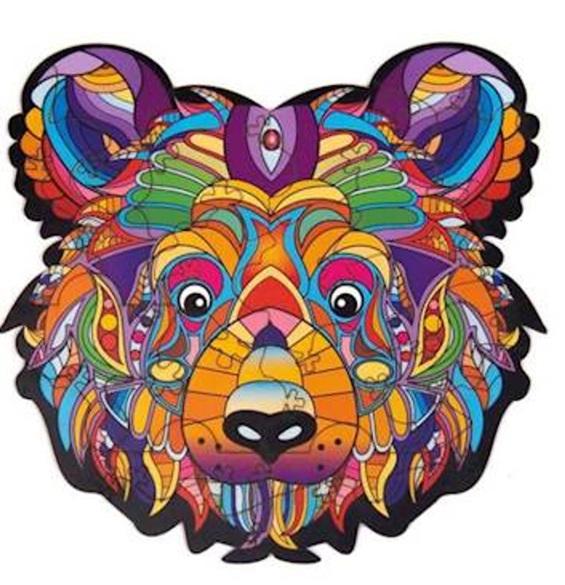 

PUZZLE DREWNIANE UKŁADANKA MIŚ MISIU NIEDŹWIEDŹ