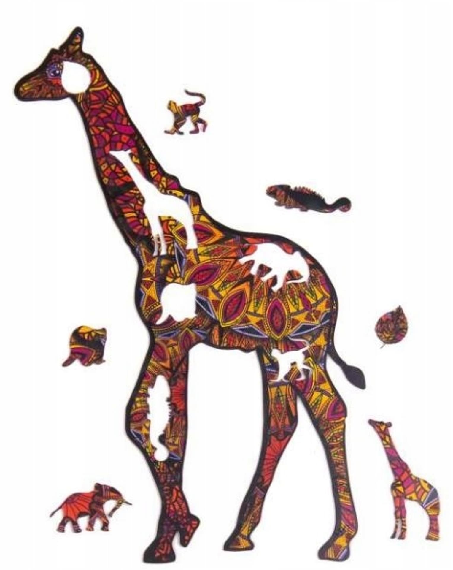 

PUZZLE DREWNIANE UKŁADANKA ŻYRAFA CĘTKOWANA