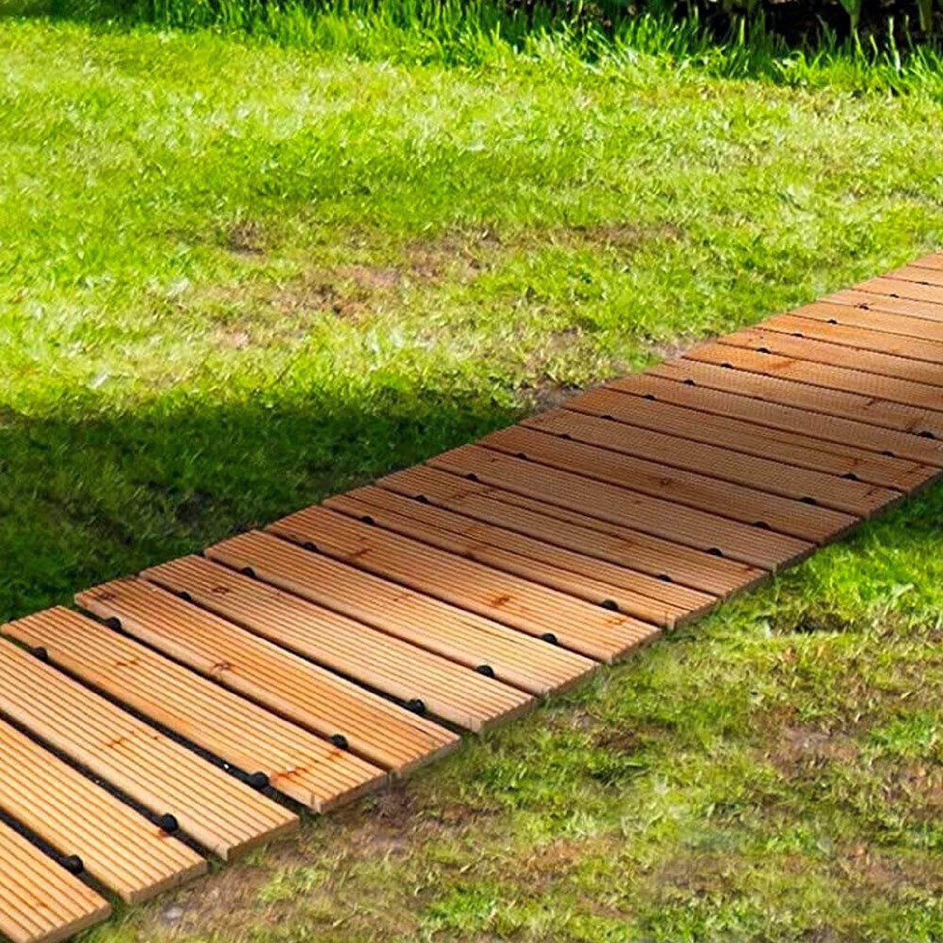 

ŚCIEŻKA OGRODOWA Z DRZEWA CEDROWEGO 250CM X 43CM BITUXX ZWIJANA DO OGRODU DRÓŻKA