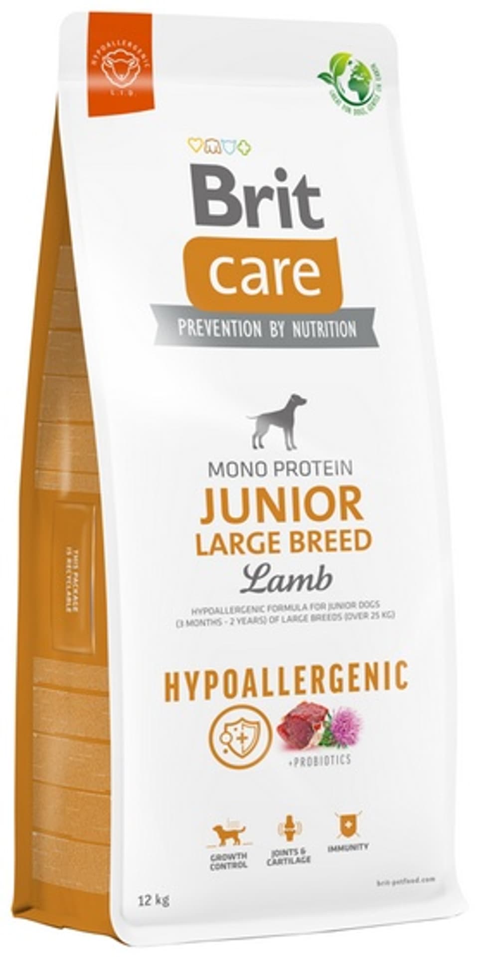 

Brit Care Dog Hypoallergenic Junior Large Lamb 12kg