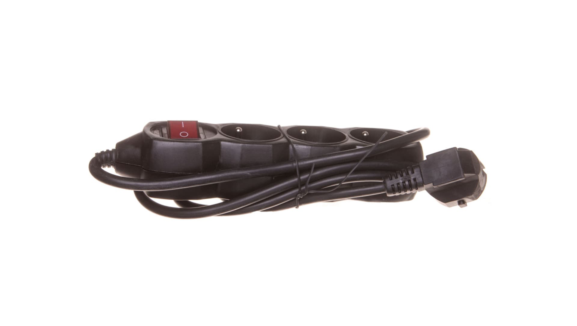 

Przedłużacz z wyłącznikiem 3-gniazda z/u 1,5m /H05VV-F 3G1/ czarny PC1311