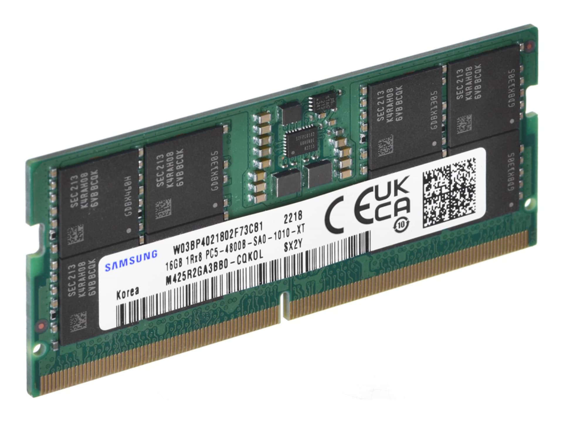 

Pamięć SAMSUNG (SODIMM\DDR5\16 GB\4800MHz\1.1V\40 CL\Single)