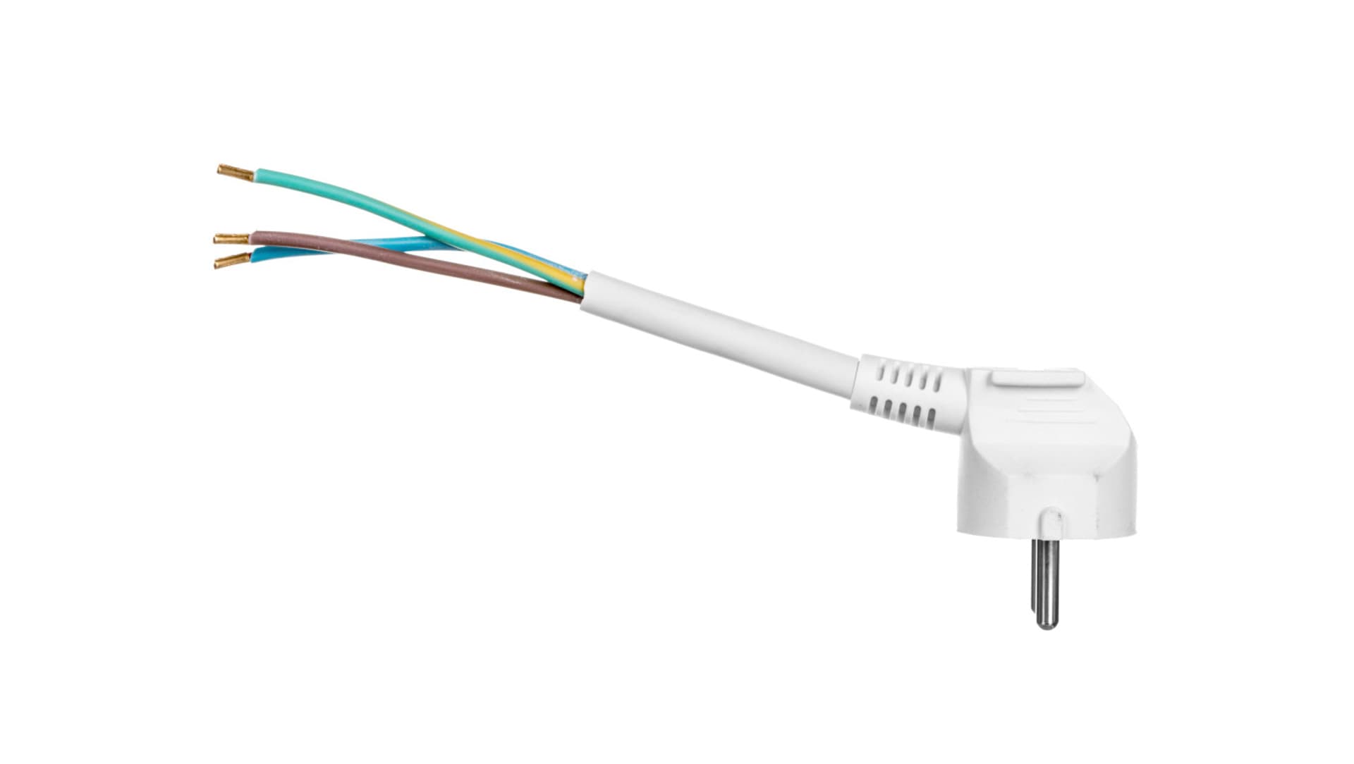 

Przewód przyłączeniowy z wtyczką PP-50 z/u Uni-Schuko 3m H03VV-F 3x1 biały