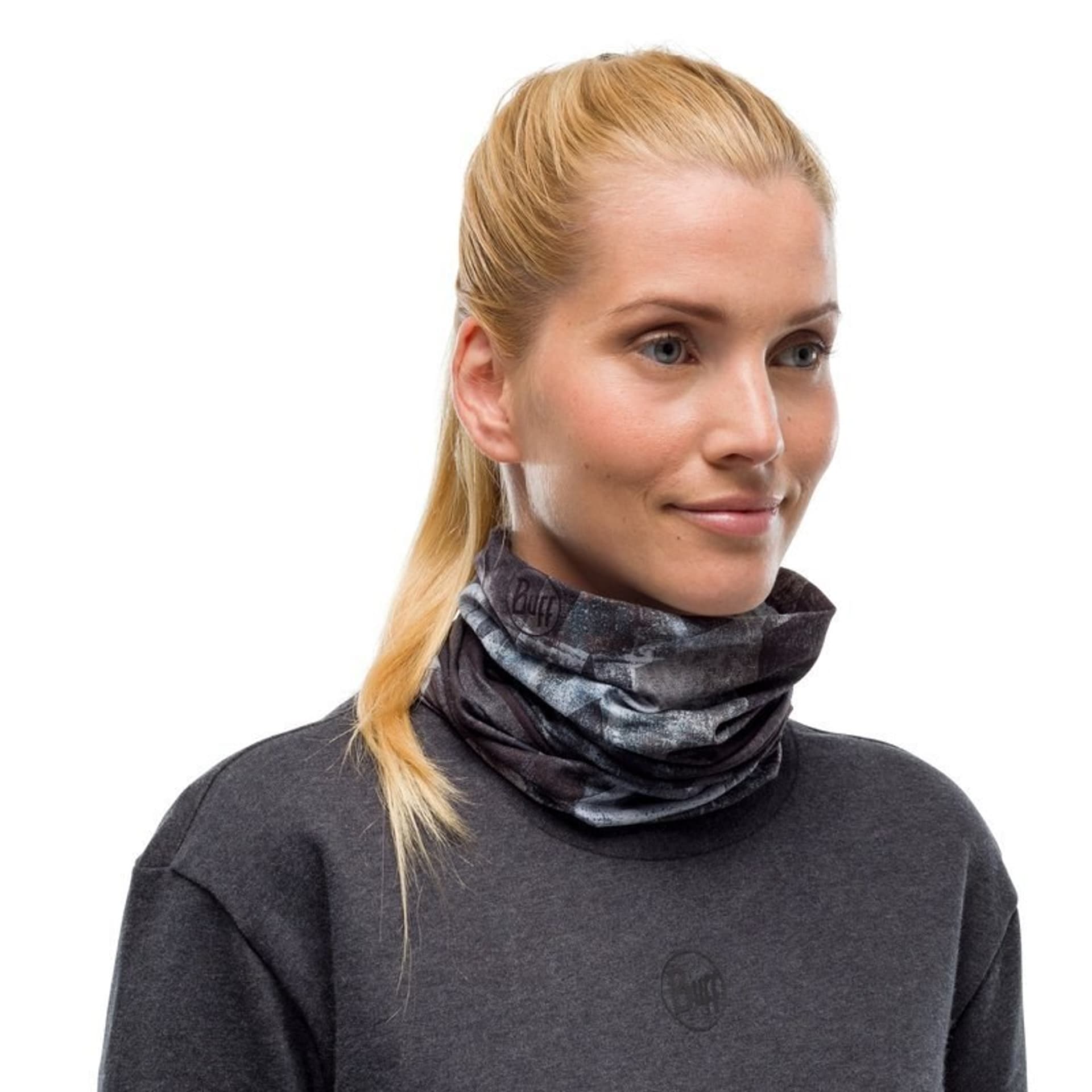 

Chusta BUFF® Original EcoStretch GEOLINE GREY