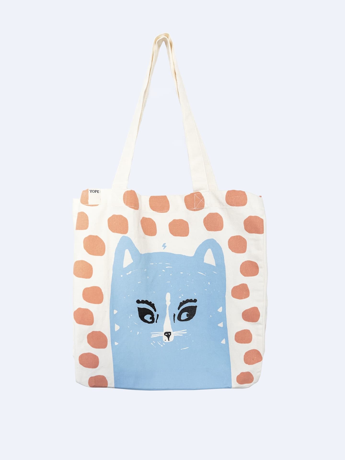 

YOPE Bawełniana Torba-shopperka KOT ( w kropki) 1szt, W kropki) 1sz
