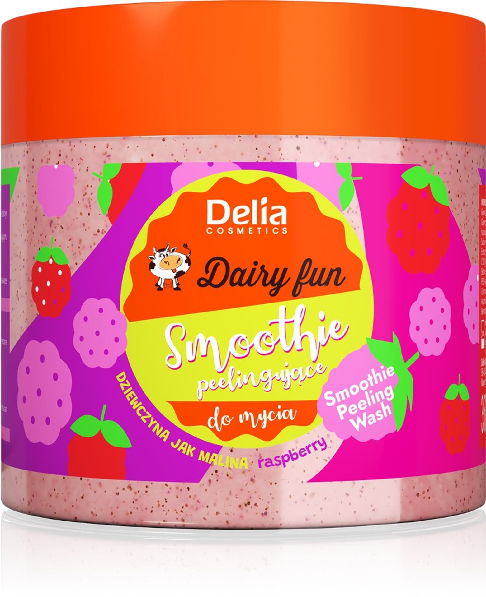 

Delia Dairy Fun peelingujące smoothie do mycia ciała Dziewczyna Jak Malina 350ml