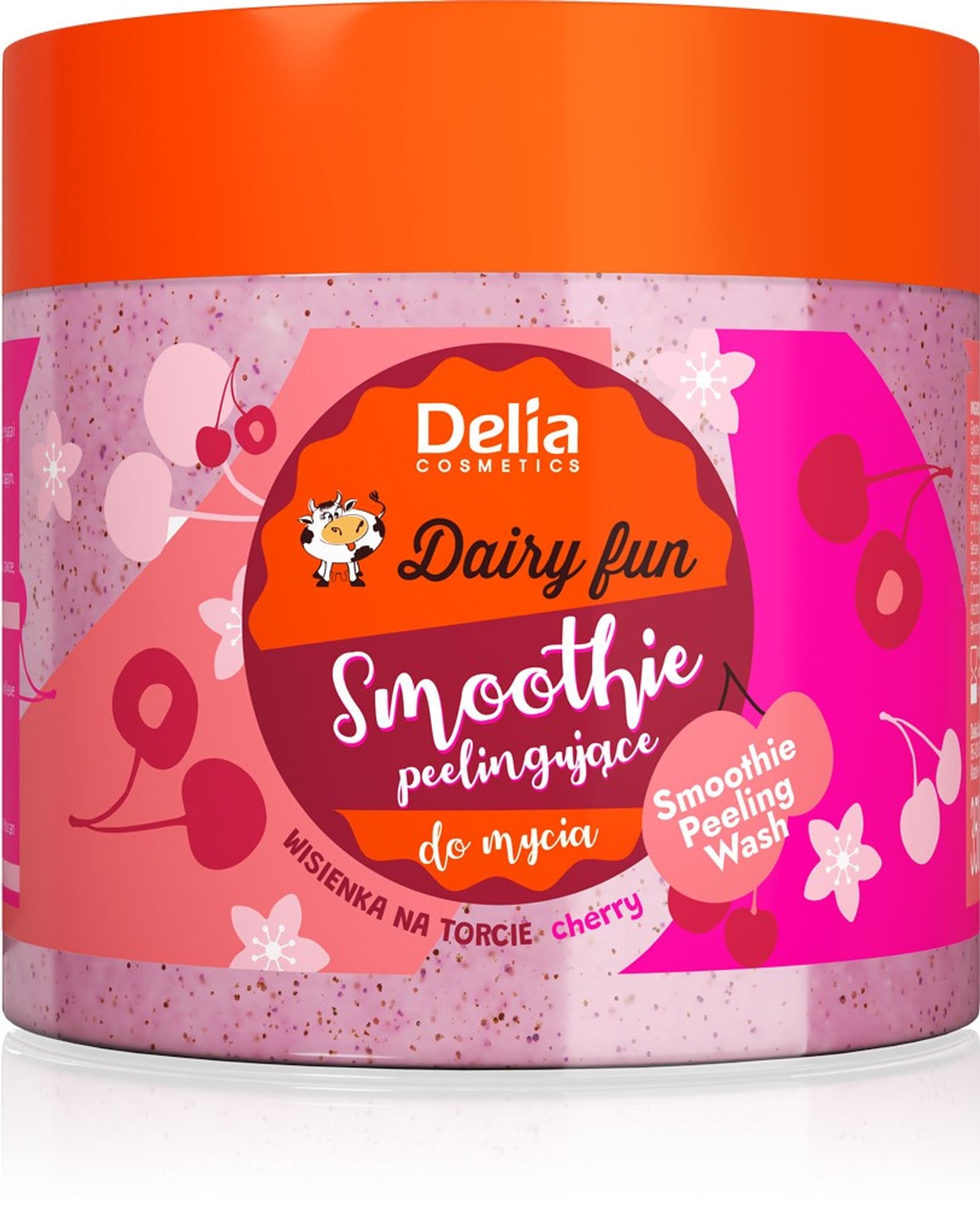 

Delia Dairy Fun peelingujące smoothie do mycia ciała Wisienka na Torcie 350ml