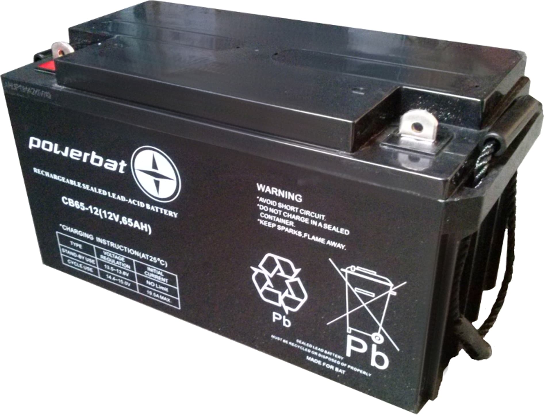 

Akumulator AGM Powerbat 12V 65Ah