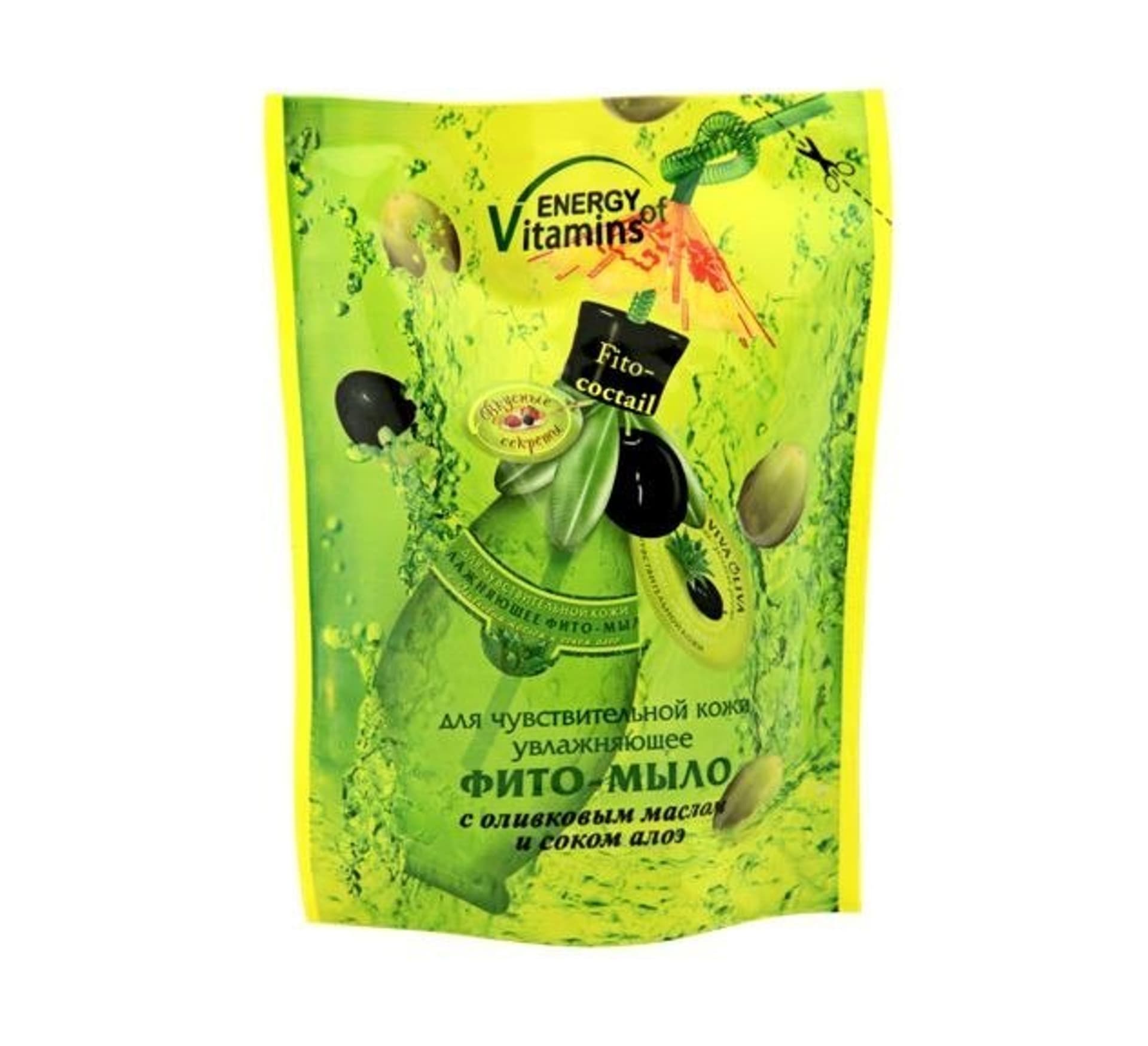 

ENERGY OF VITAMINS Viva Oliva Mydło do skóry wrażliwej z oliwą z oliwek i ekstraktem aloesowym 450 ml (zapas)