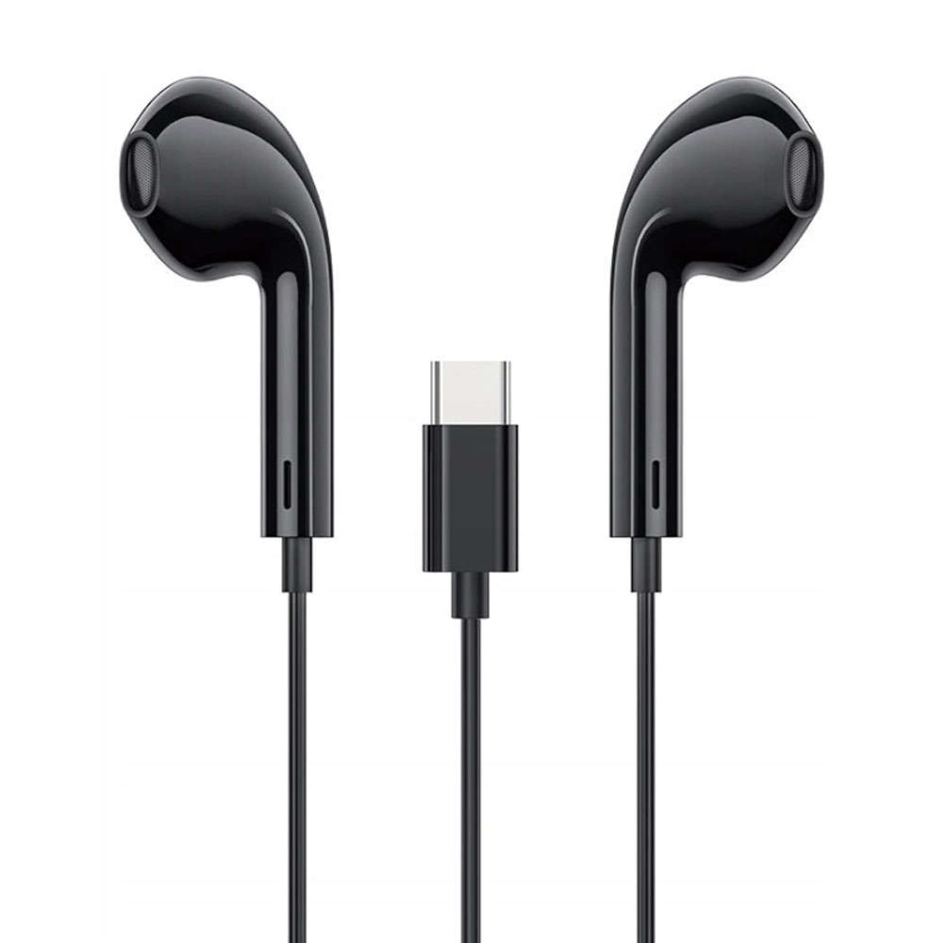 

Słuchawki przewodowe douszne z mikrofon USB-C Type C HiFi DAC Max + Pilot Czarne