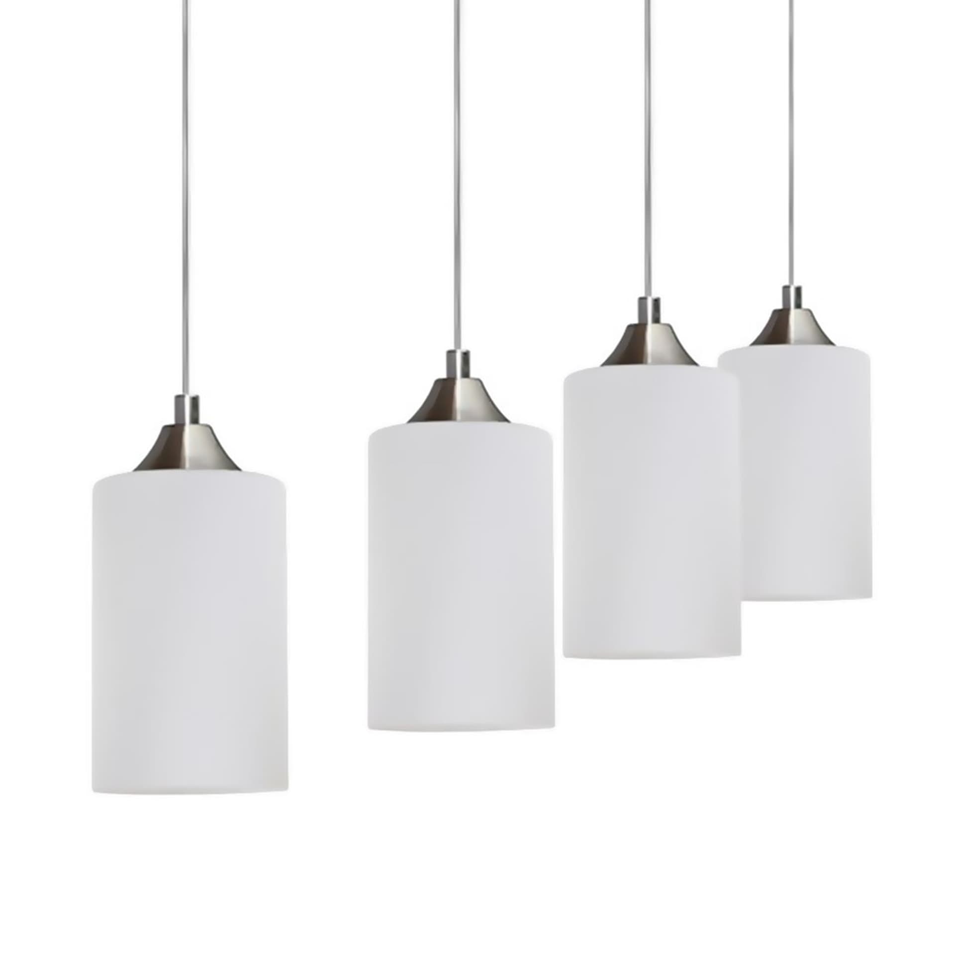 

Bosco Mix Lampa Wisząca 4xE27 Max.60W Satyna/Transparentny/Biały