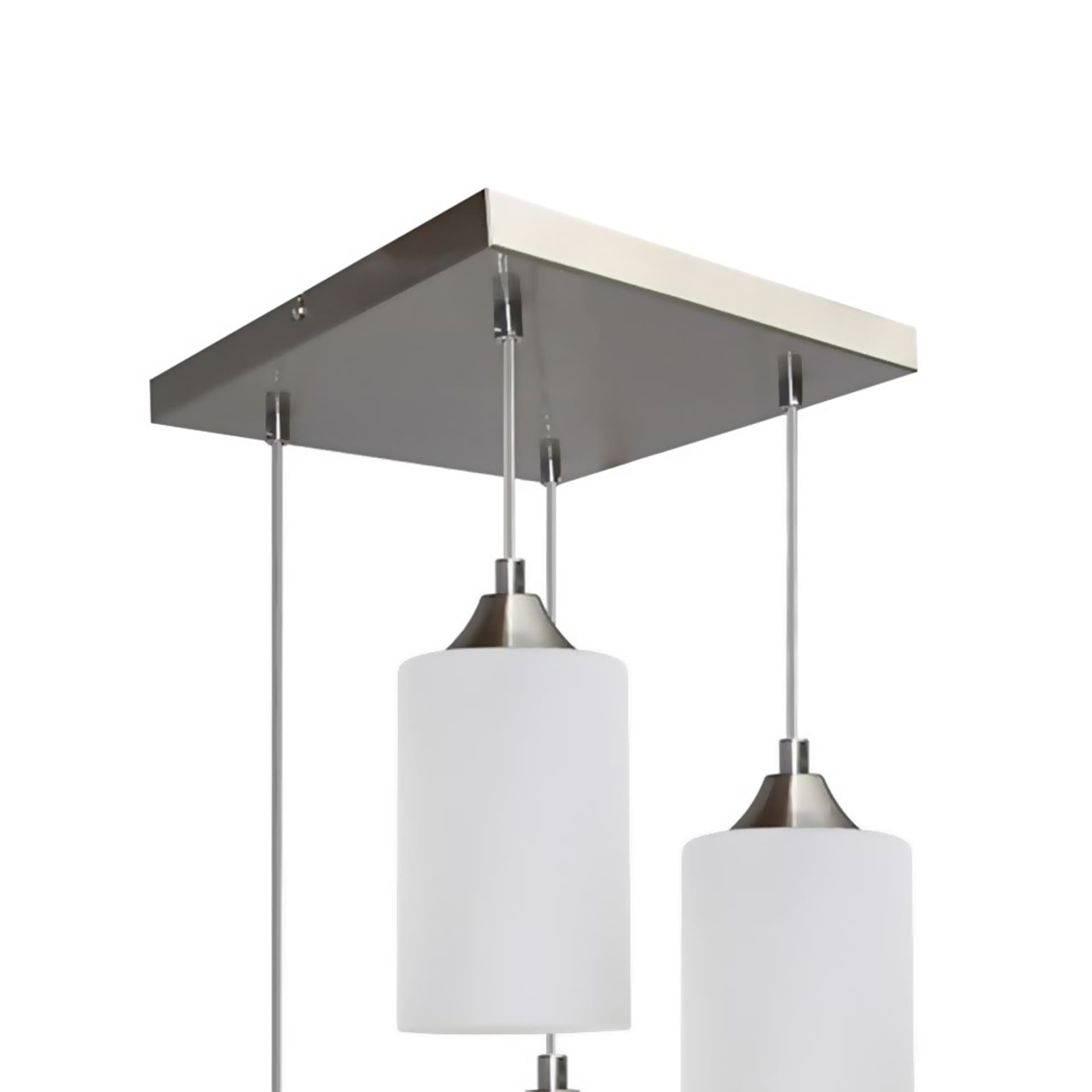 

Bosco Mix Lampa Wisząca 4xE27 Max.60W Satyna/Transparentny/Biały v2