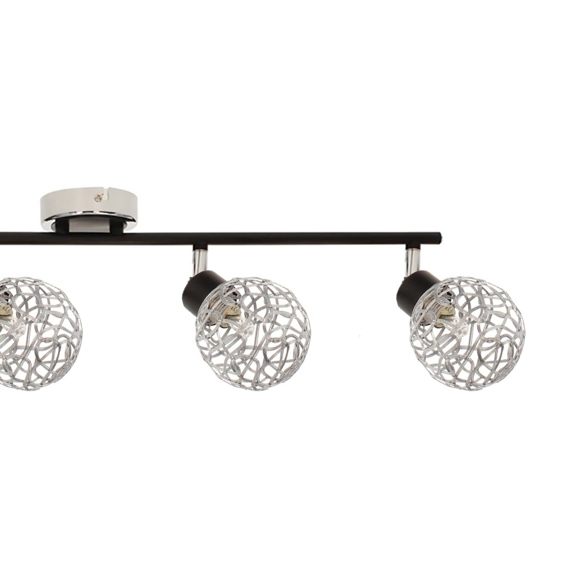 

Virgo Lampa Sufitowa 4xG9 Max.40W Czarny/Chrom