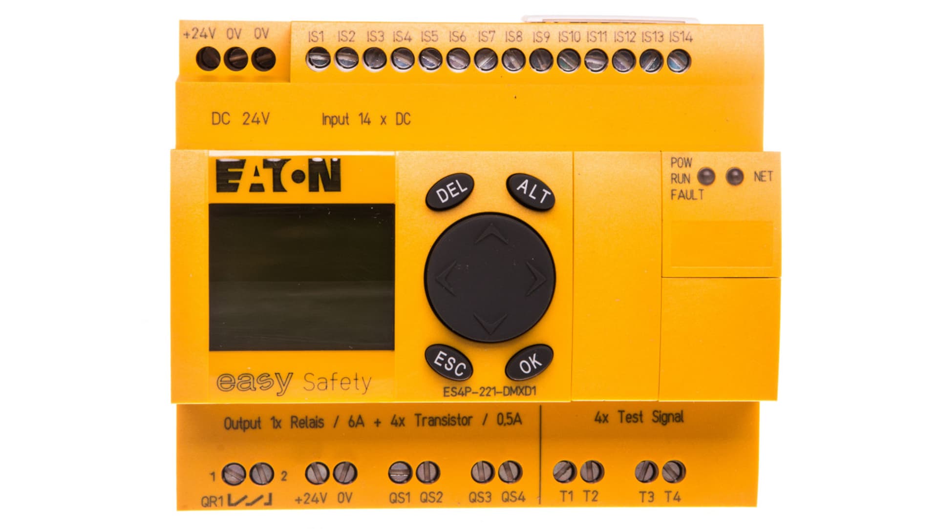 

Przekaźnik programowalny bezpieczeństwa 24V DC 14we/4wy (tranzystorowe) 1 redundantne easySafety ES4P-221-DMXD1 111017, Tranzystorowe) 1 redundantne easysafety es4p-221-dmxd1 11101