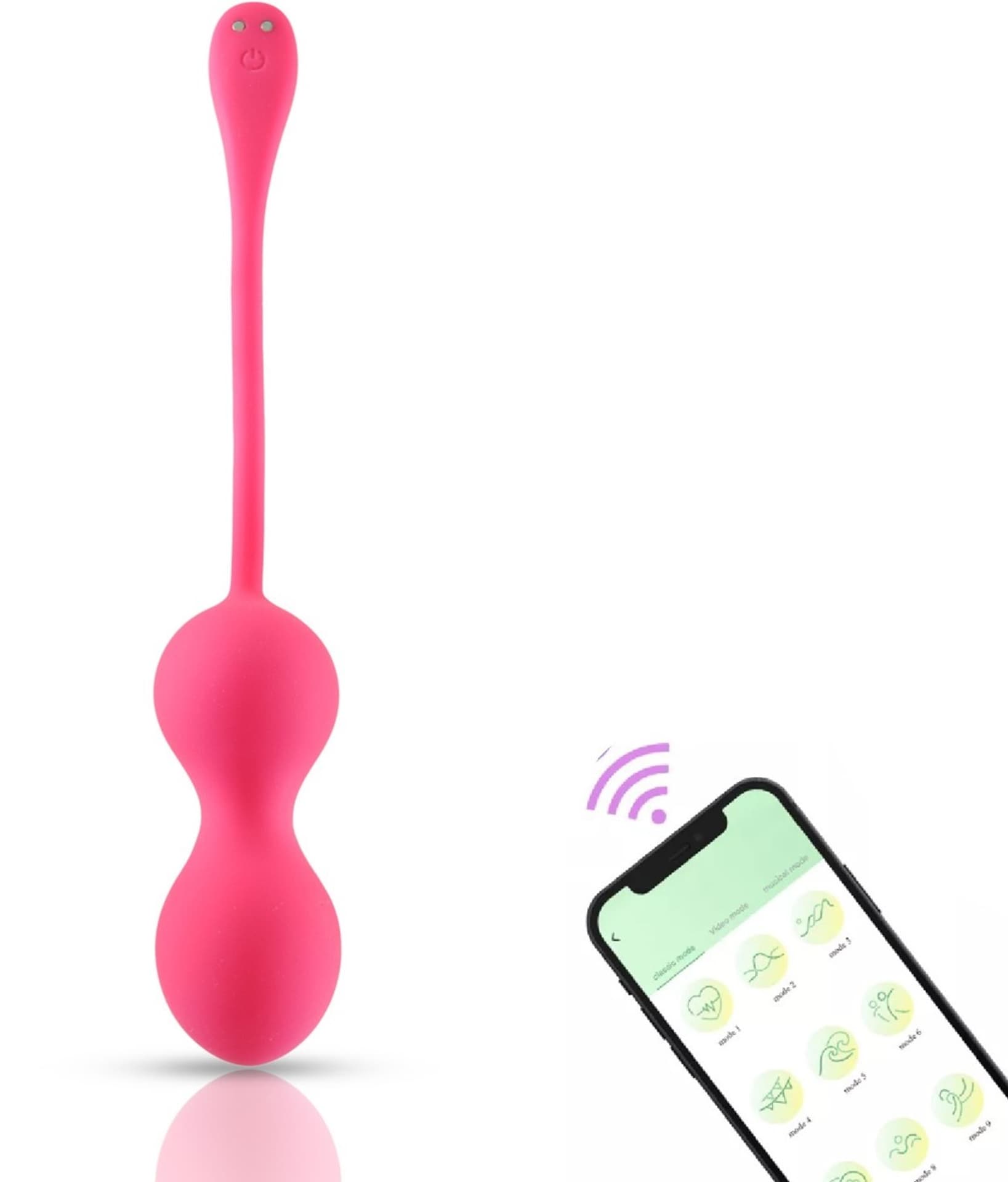 

KULKI VAGINAL BALLS FENDI BLUETOOTH 21.8 CM GUILTY TOYS