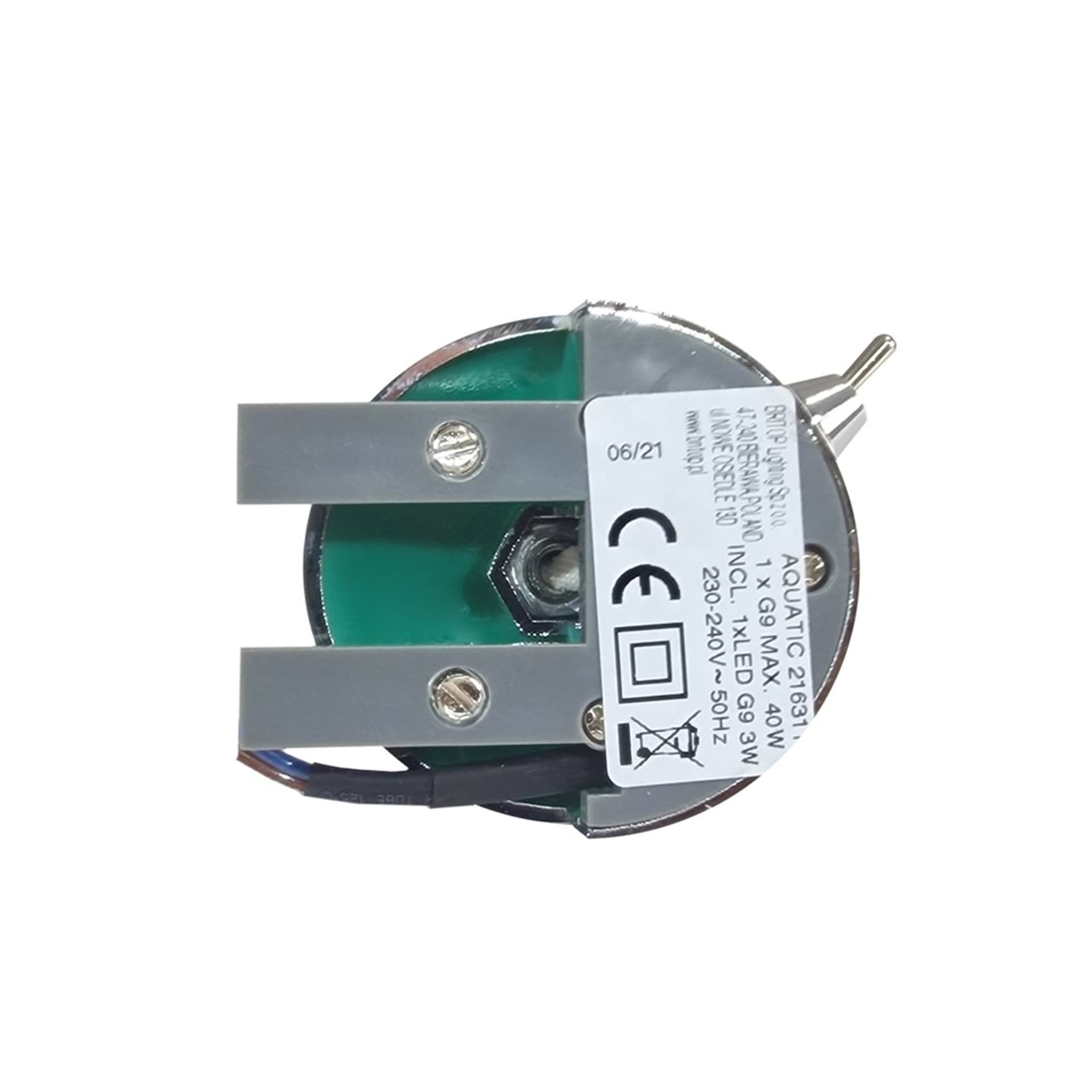 

Aquatic Kinkiet Incl.1xLED G9 3W Chrom/Biały