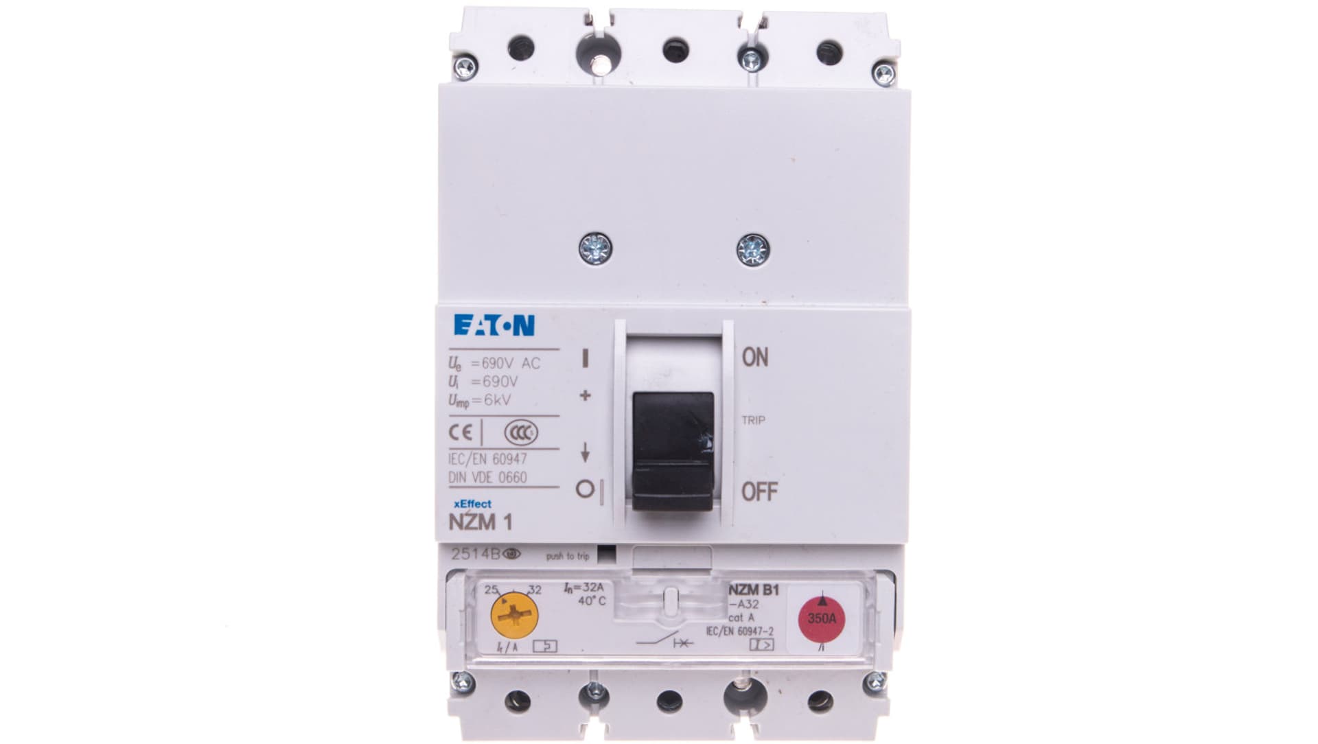 

Wyłącznik mocy 3P 32A 25kA NZMB1-A32 280989