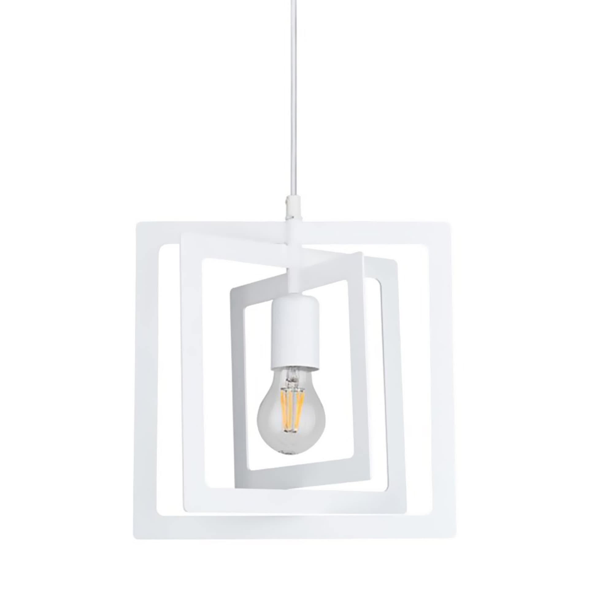 

Justyna Lampa Wisząca 1xE27 60W Biały v2
