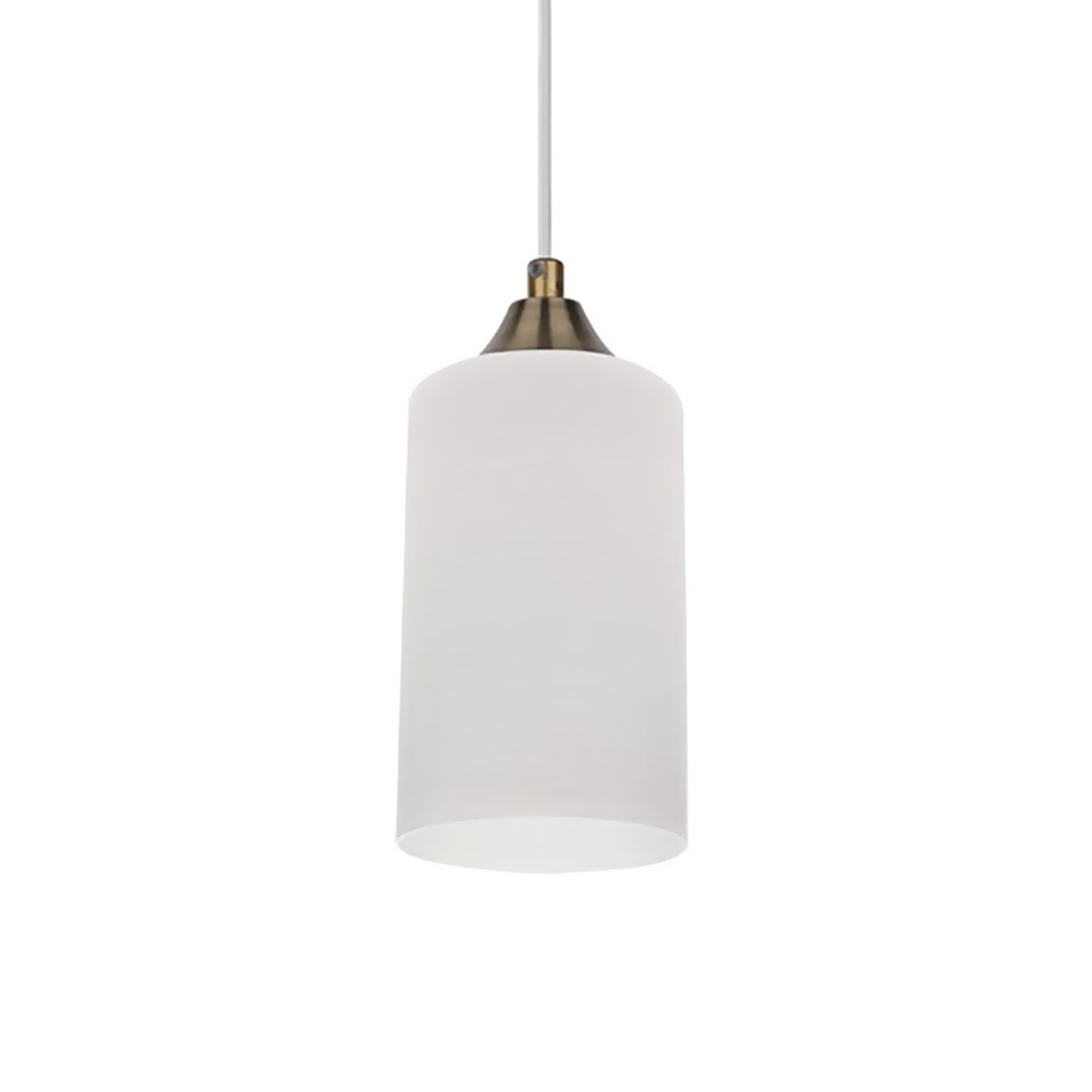 

M&M Lampa Wisząca 1xE27 60W Patyna/Transparentny/Biały
