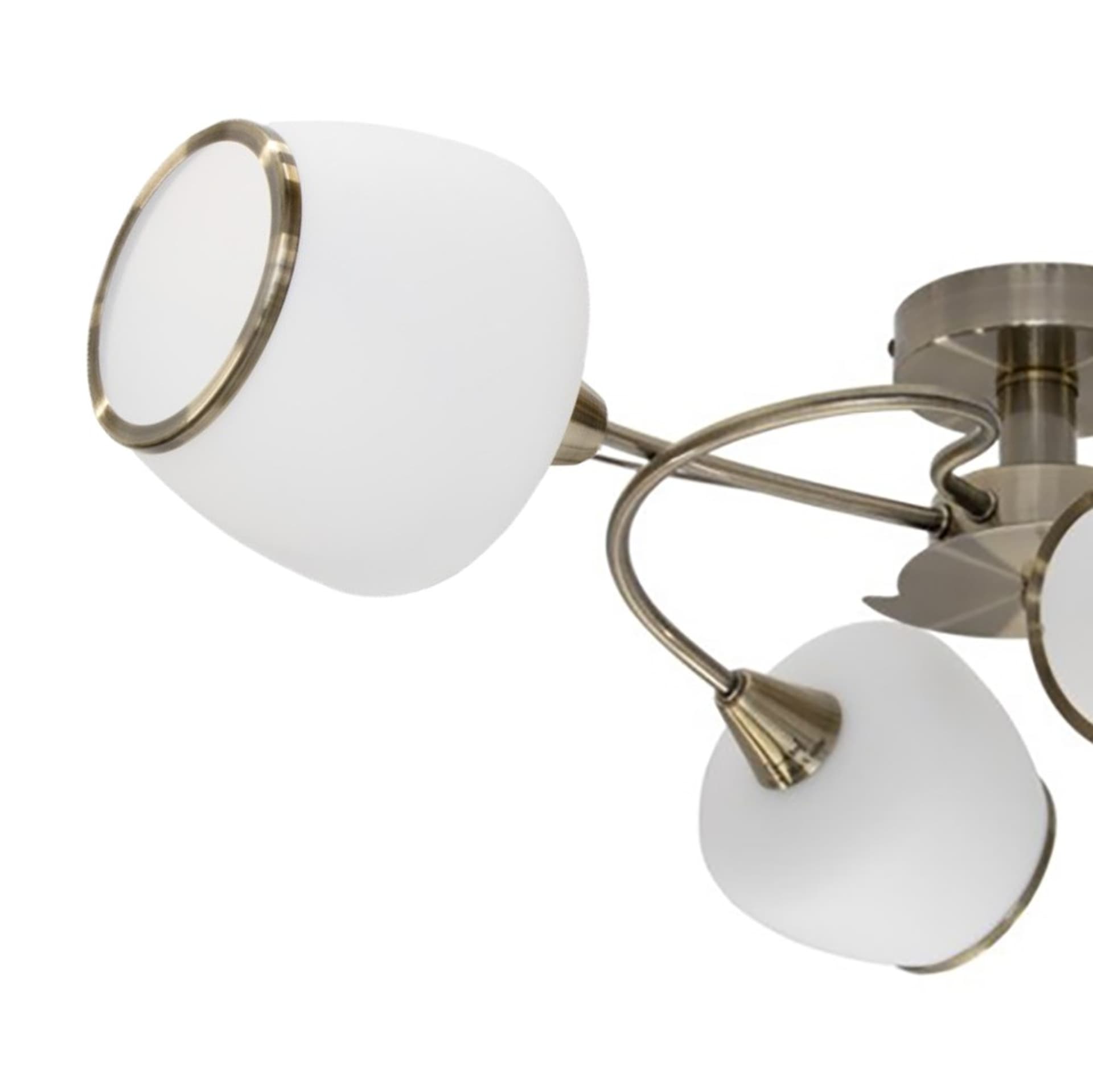

Marbella Lampa Sufitowa 4xE14 Max.40W Patyna/Biały