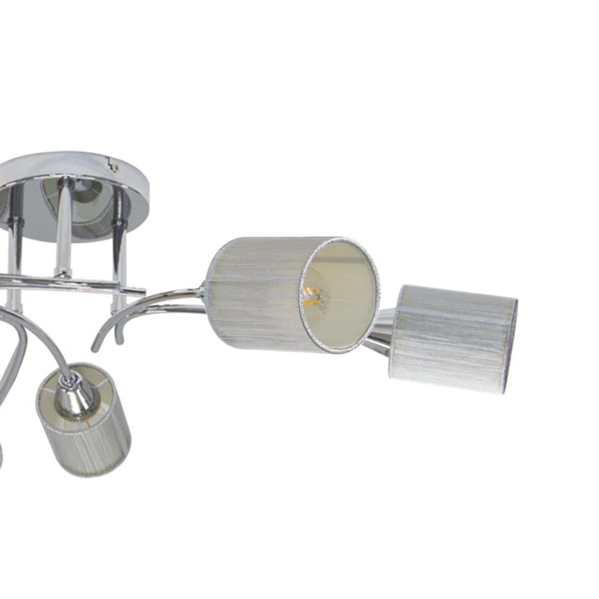

Ripoli Lampa Sufiitowa 6xE14 Max.9W Srebrny/Chrom