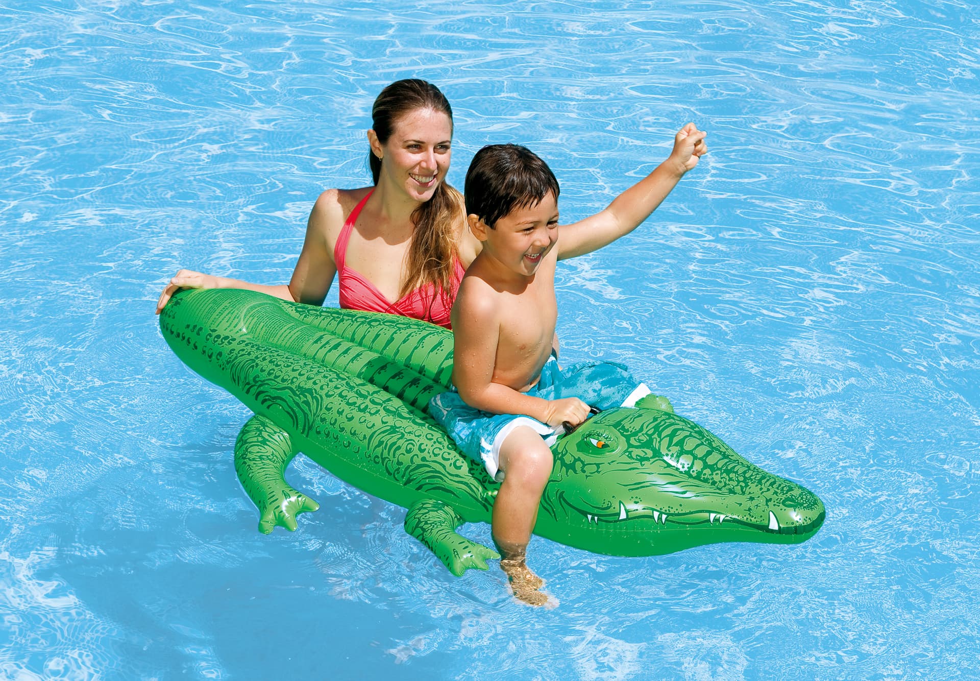

Dmuchany Aligator materac do pływania 168cm