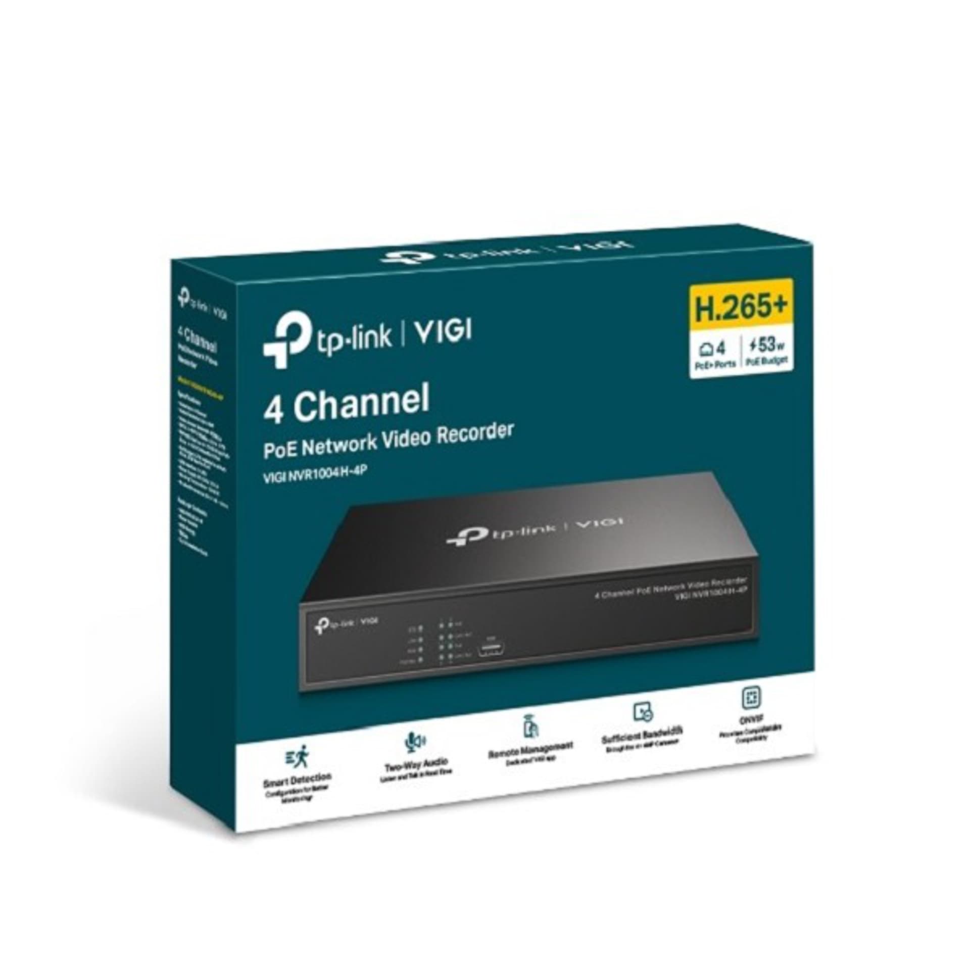 

Rejestrator VIGI NVR1004H-4P 4 kanały