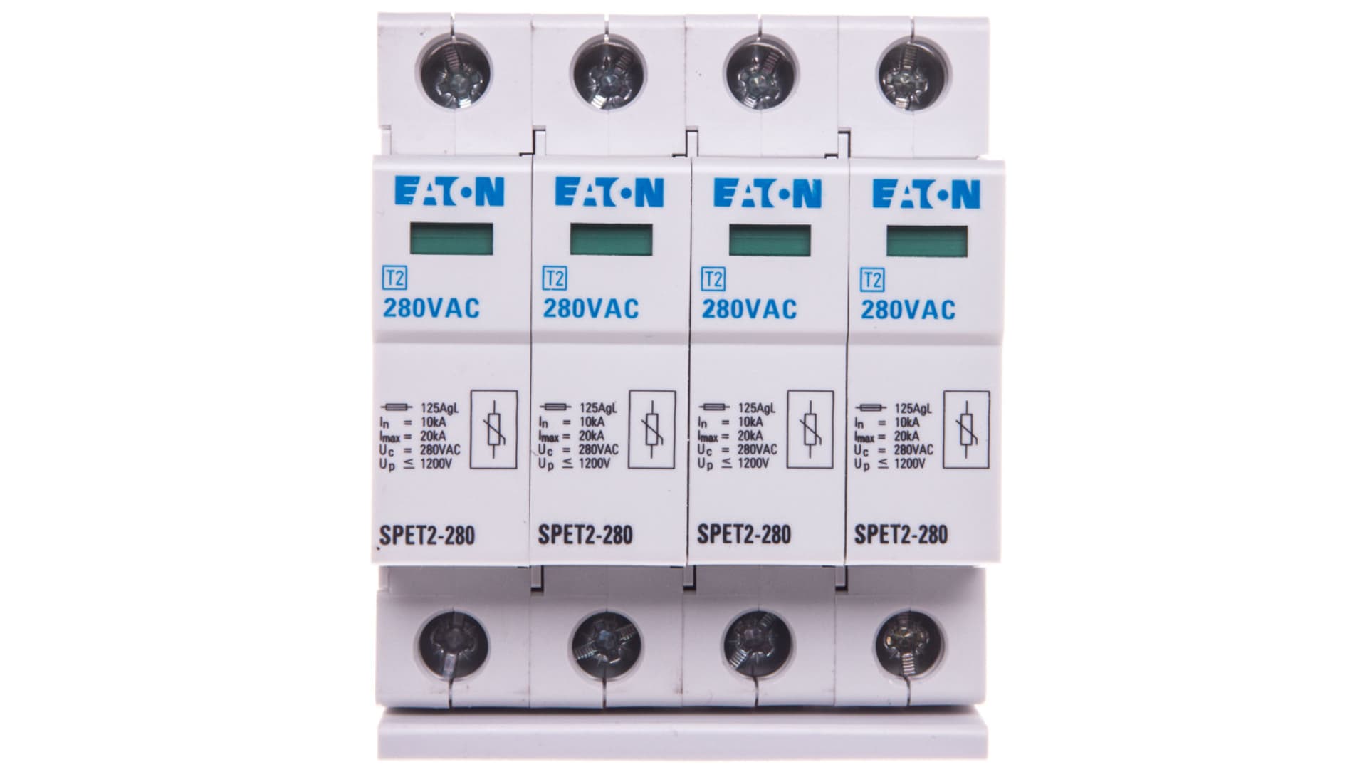 

Ogranicznik przepięć C Typ 2 4P 20kA 280V SPET2-280/4 168693