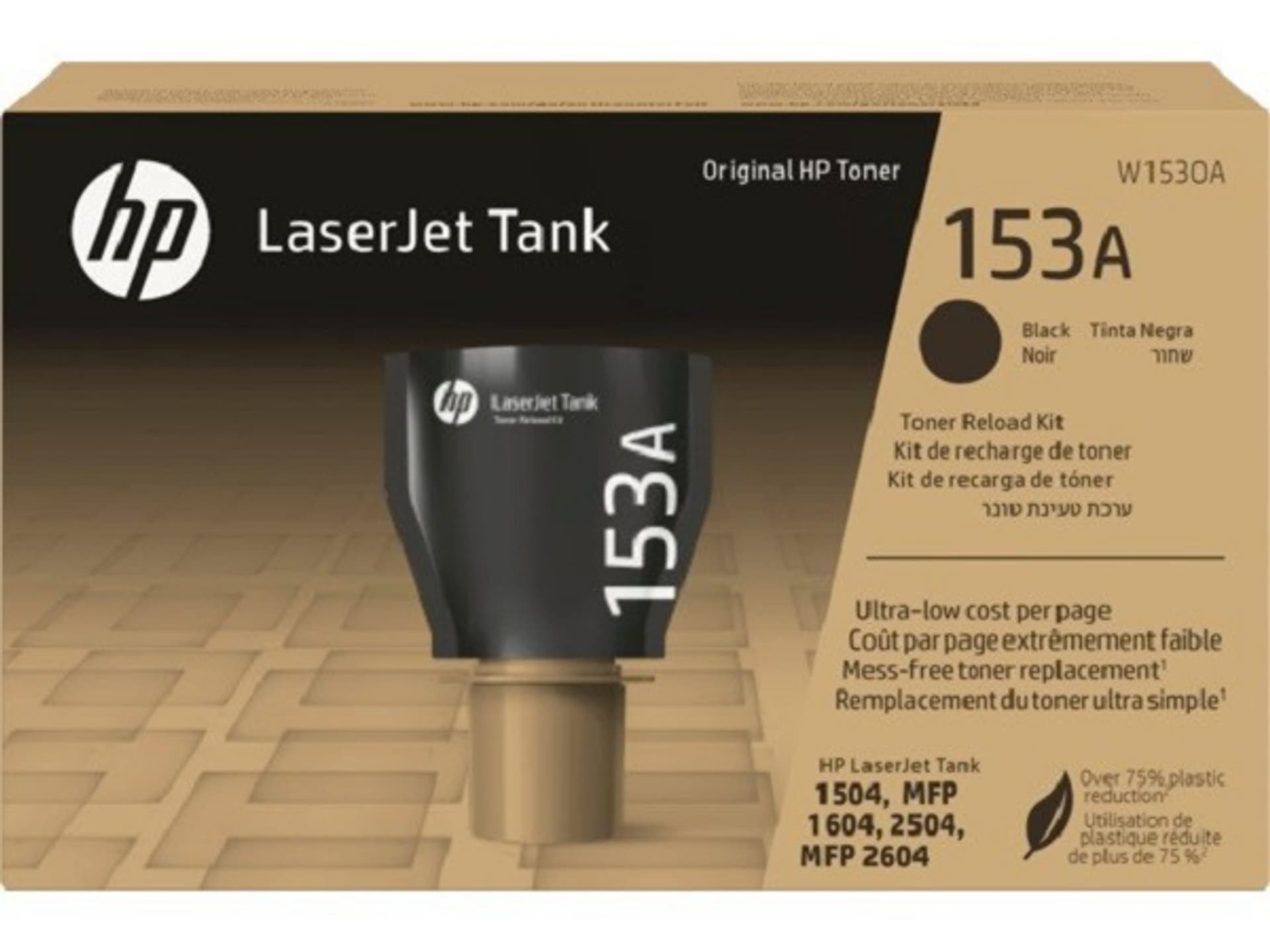 

HP oryginalny toner reload kit W1530A, black, 2500s, HP 153A, HP LaserJet Tank 1504, 2504, MFP 1604, MFP 2604, O