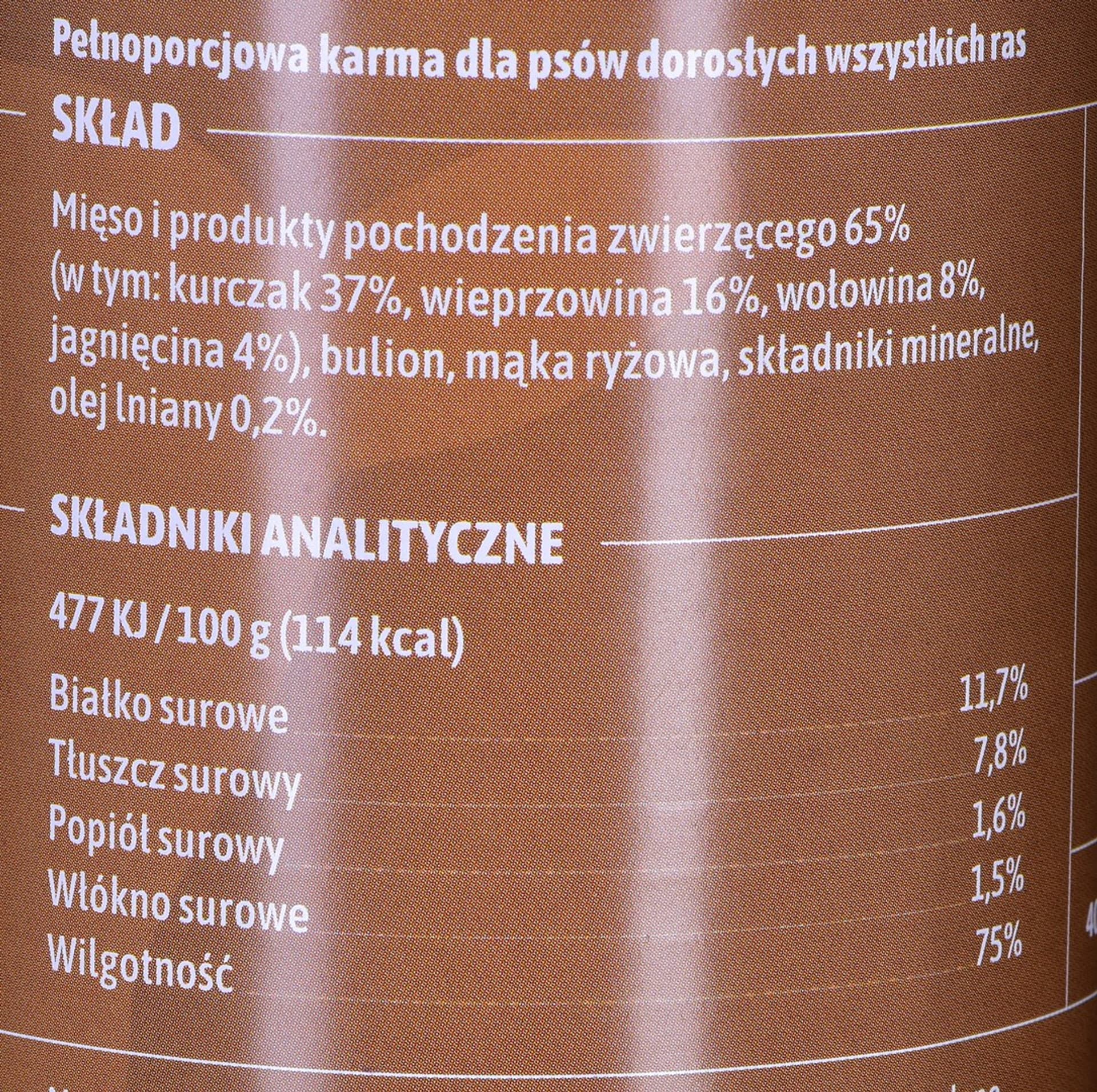 

Fafik karma mokra z jagnięciną dla psów 400g
