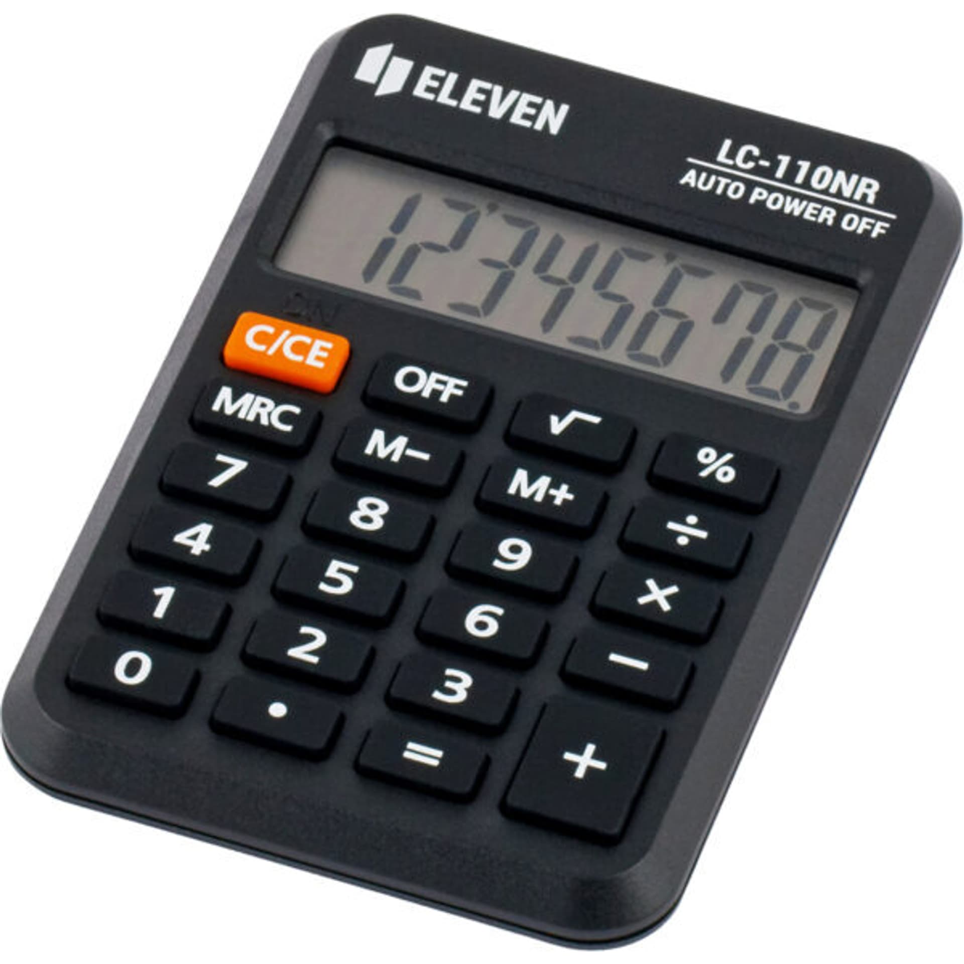 

Eleven kalkulačka LC110NR, černá, kapesní, osmimístná