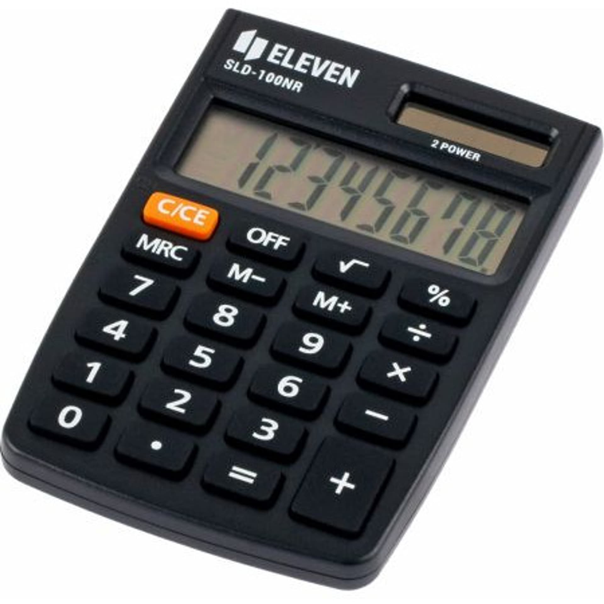

Eleven kalkulačka SLD100NR, černá, kapesní, osmimístná
