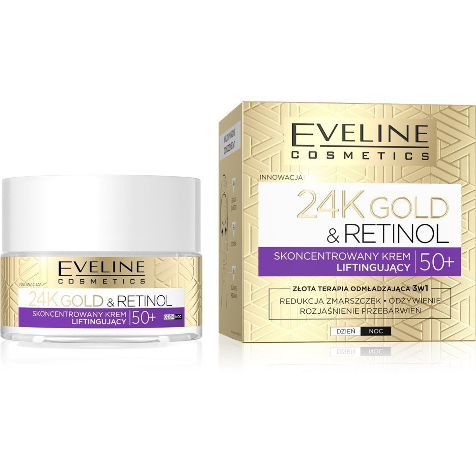 

EVELINE GOLD&RETINOL Krem 50+ new