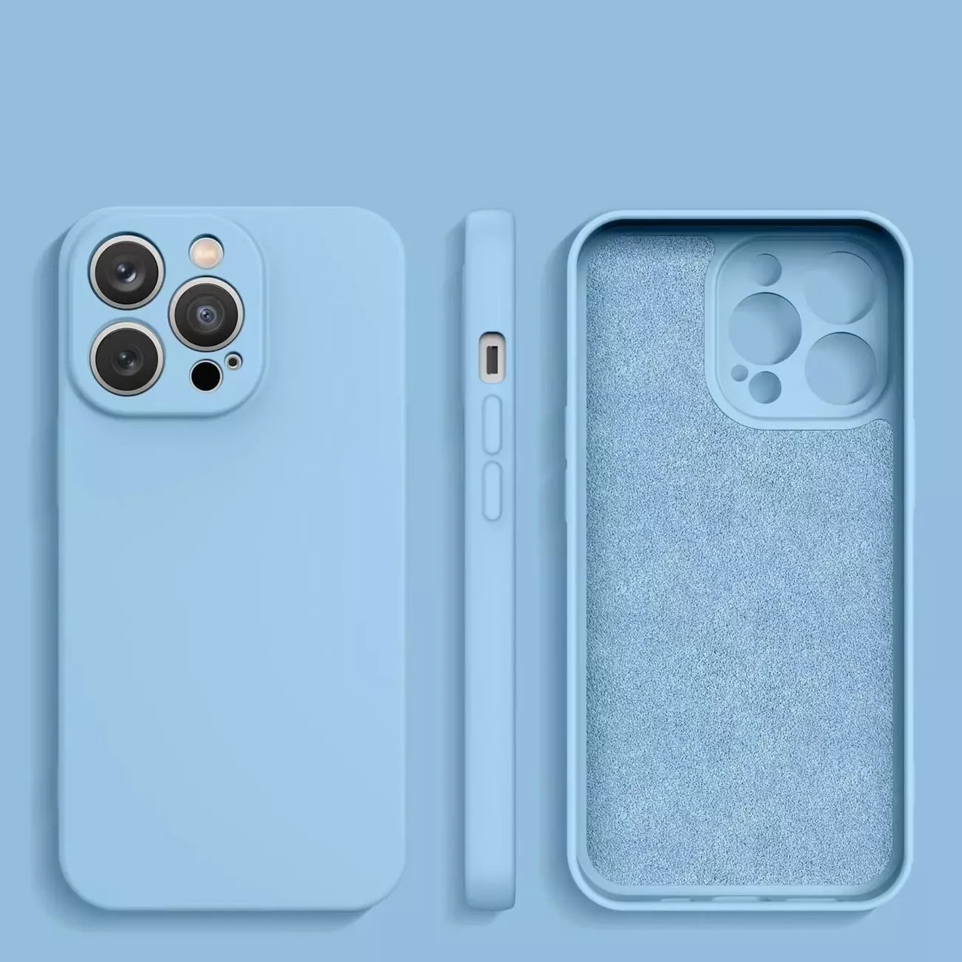 

Etui na telefon Silicone Case do Samsung Galaxy S23 Plus silikonowy pokrowiec jasnoniebieskie